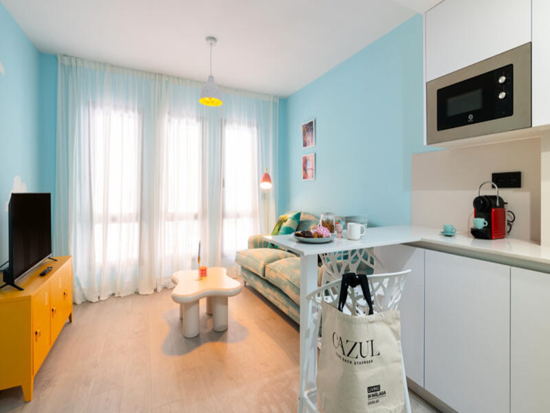 Modern appartement in centrum Málaga, 2 slaapkamers en tuin - foto 12