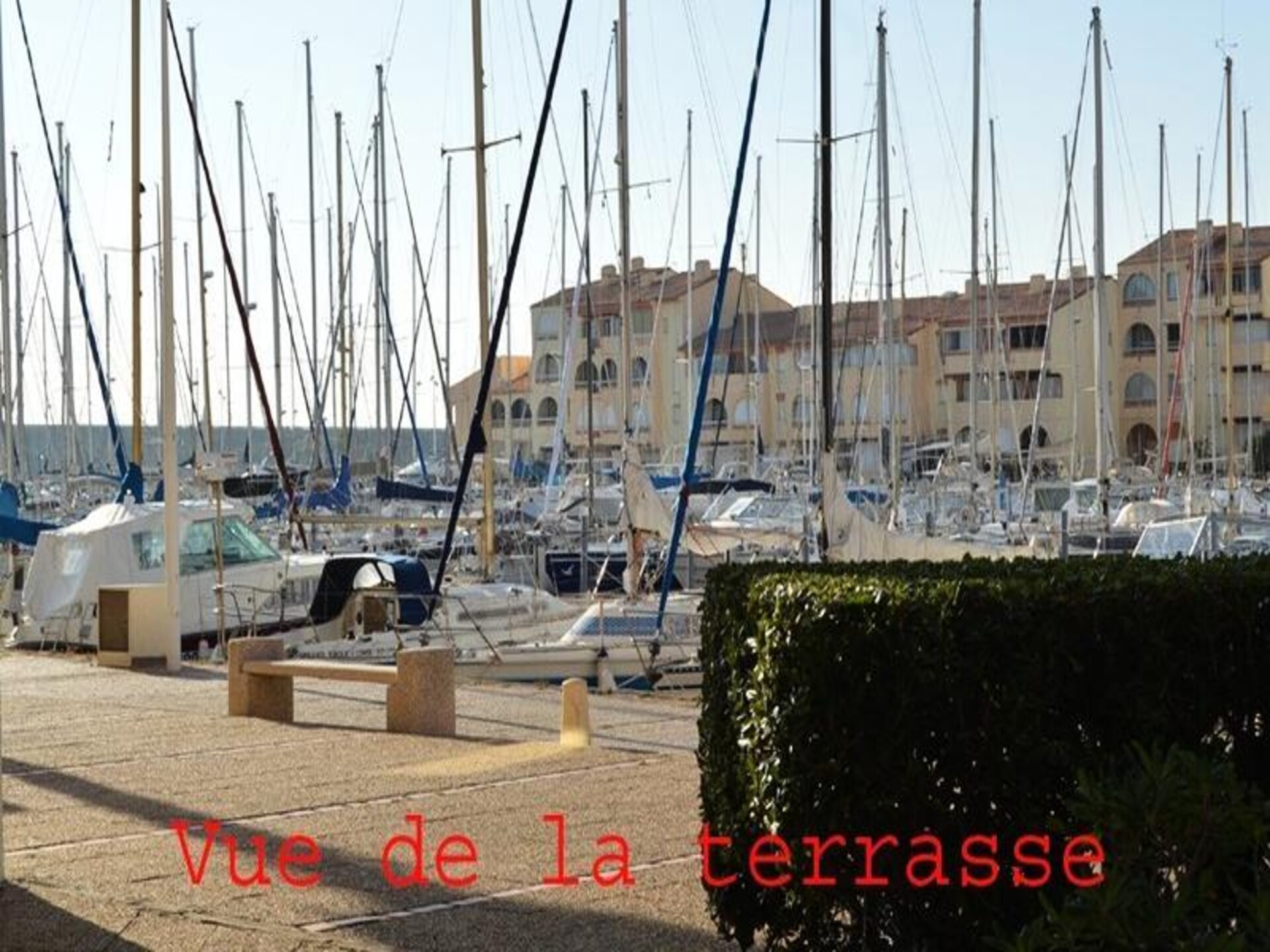 Appartement met uitzicht op jachthaven in Leucate, 600m van strand - foto 1