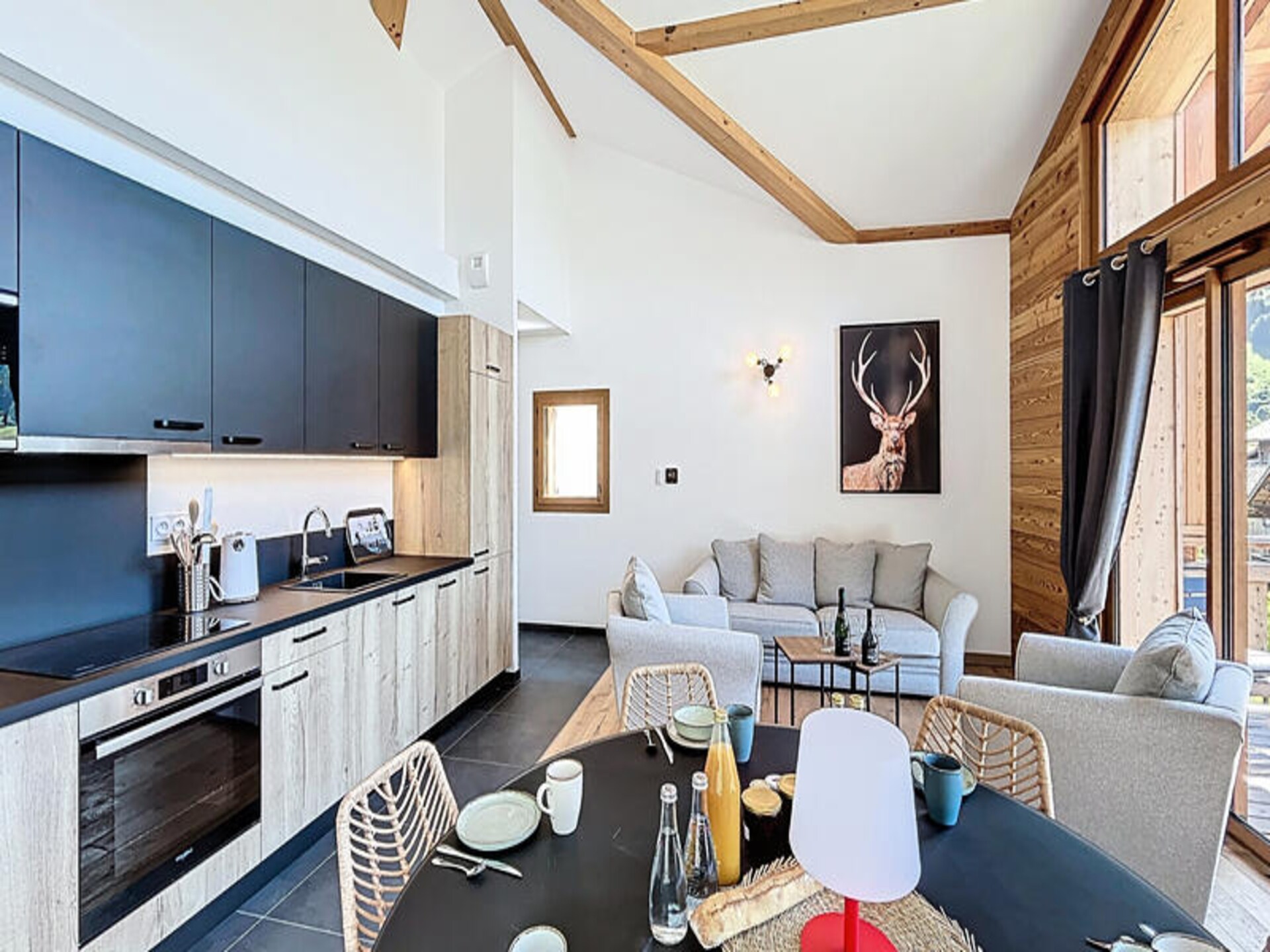 Zonnig penthouse in Morzine met panoramisch uitzicht op de Alpen - foto 2