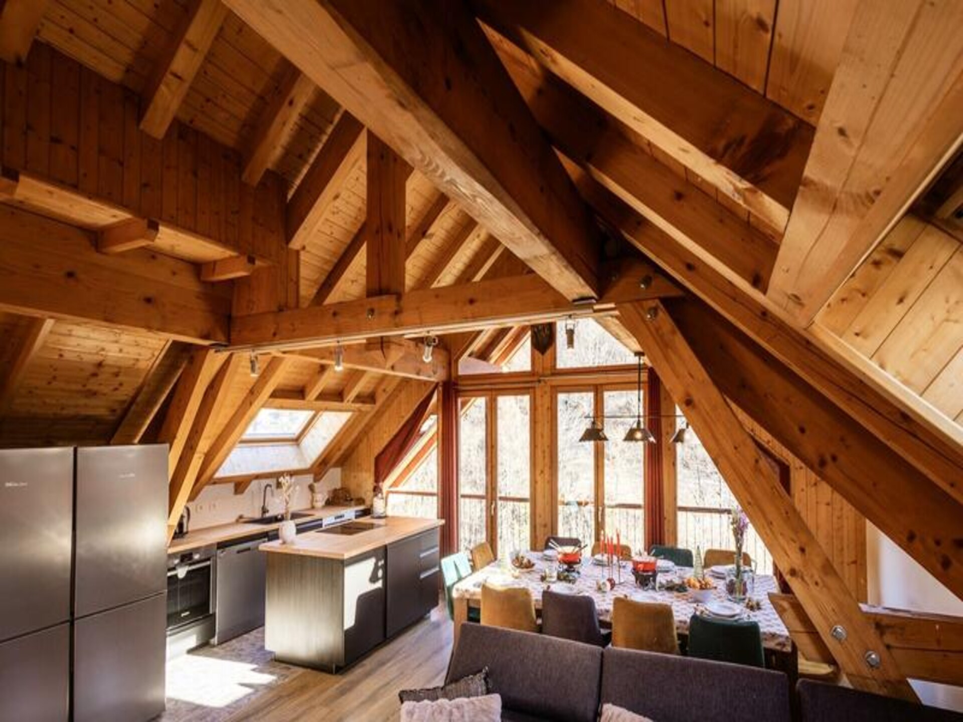 Ruim chalet voor 12 personen in Valloire met sauna, jacuzzi en tuin - foto 14