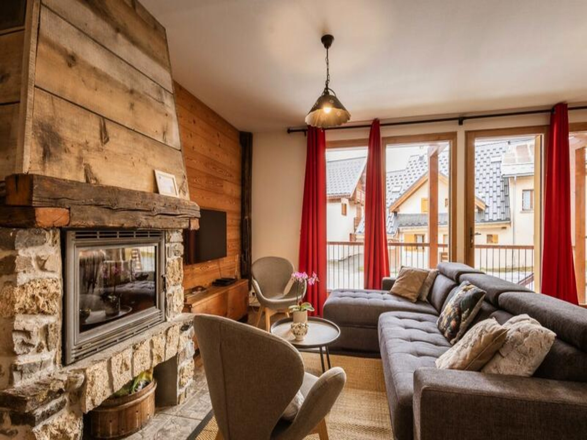 Ruim duplex appartement voor 8 personen met sauna en tuin in Valloire - foto 11