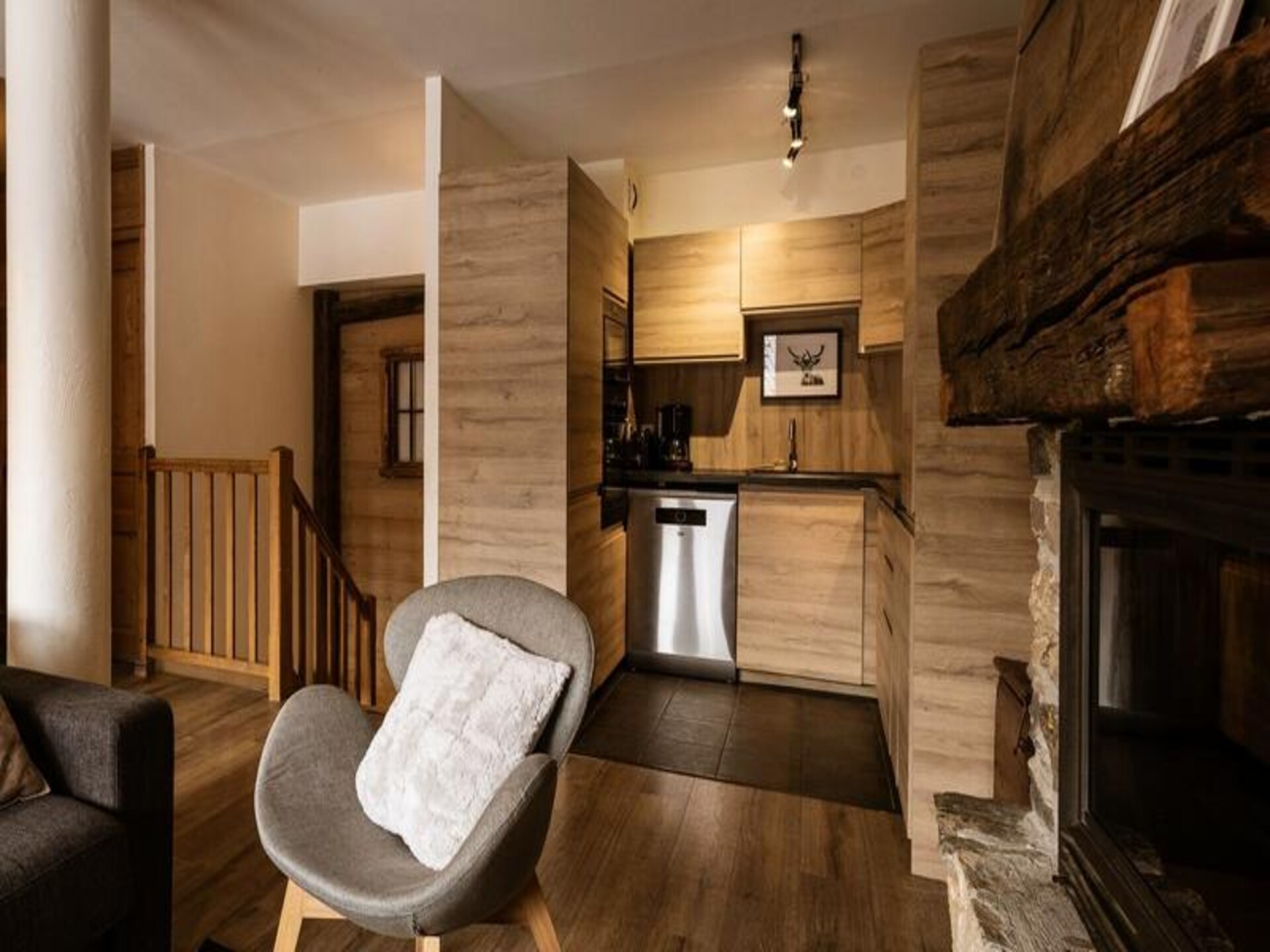 Ruim duplex appartement voor 8 personen met sauna en tuin in Valloire - foto 15