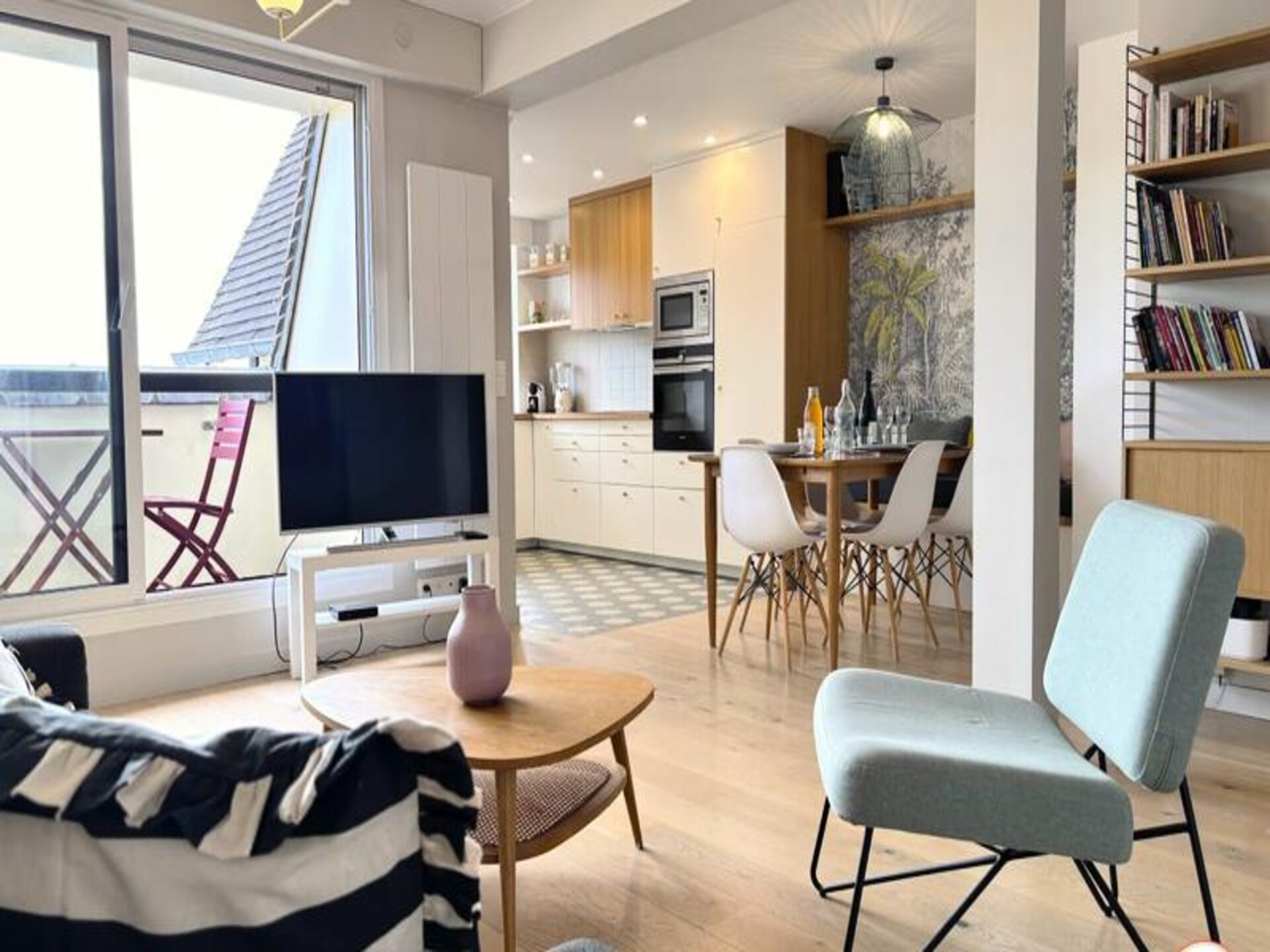 Elegant appartement met panoramisch uitzicht op zee en platteland bij Deauville - foto 3