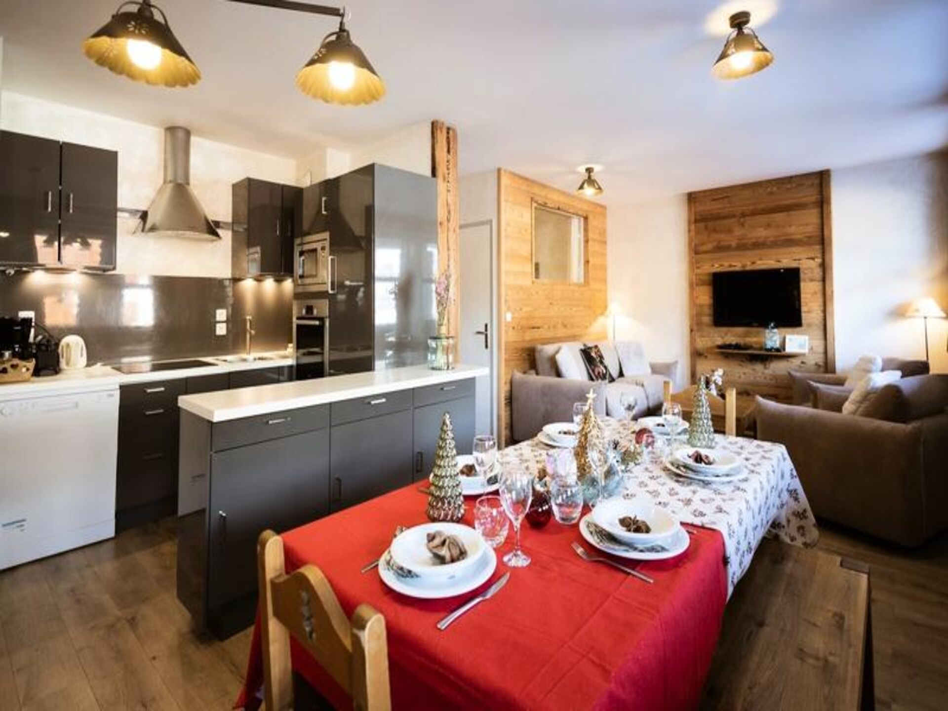 Ruim appartement voor 8 in Valloire, vlakbij de gondellift - foto 9