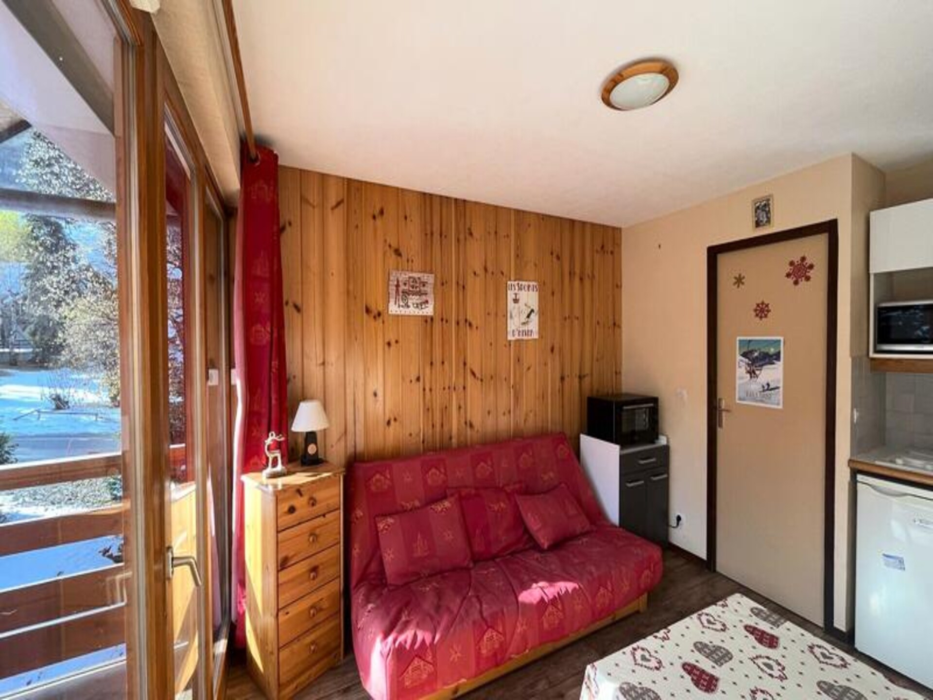 Knusse studio op 400m van de piste in Valloire, met balkon op het zuiden - foto 3