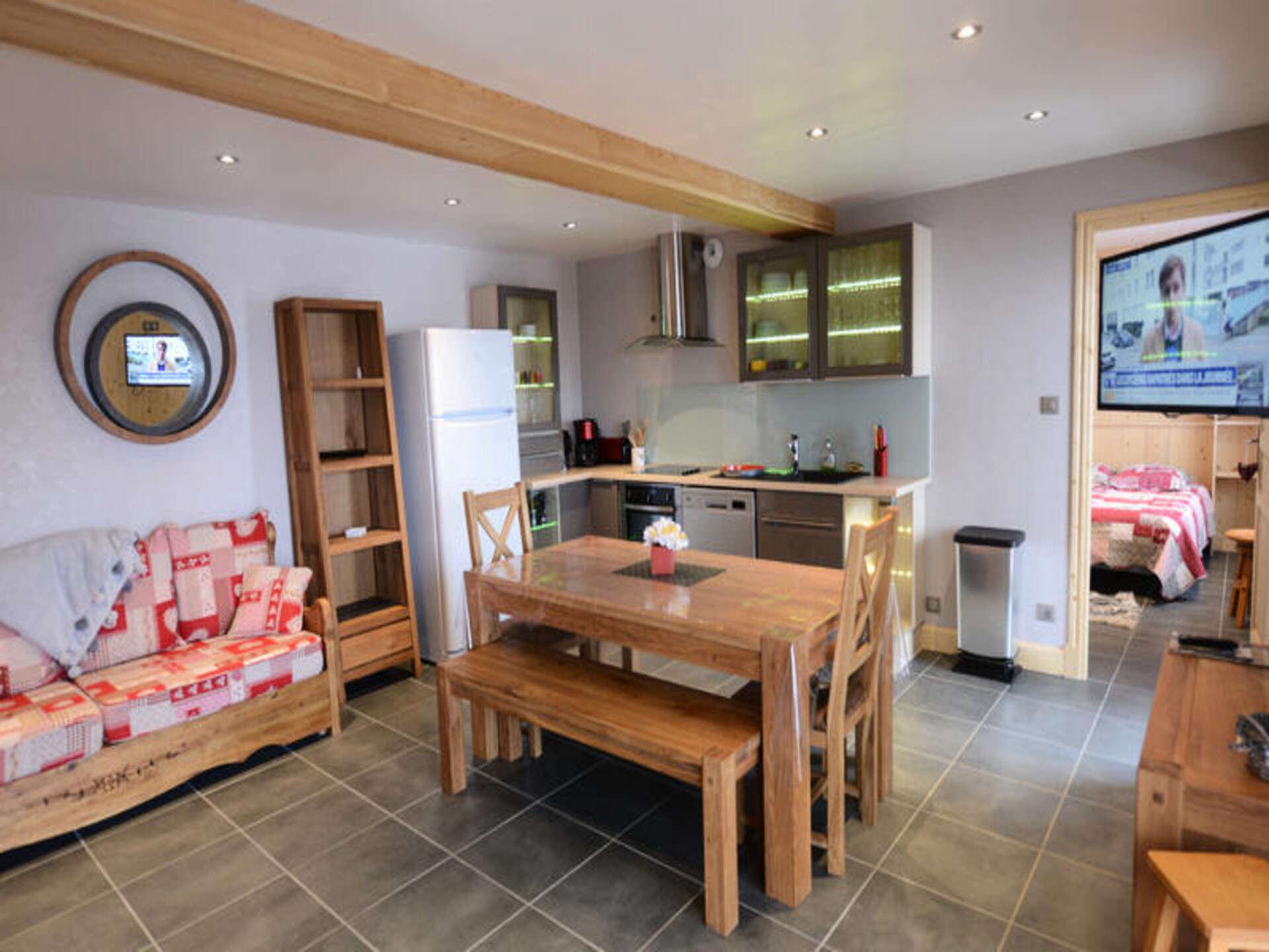Piste-appartement 8 pers. met terras op zuiden in Le Lioran - foto 2
