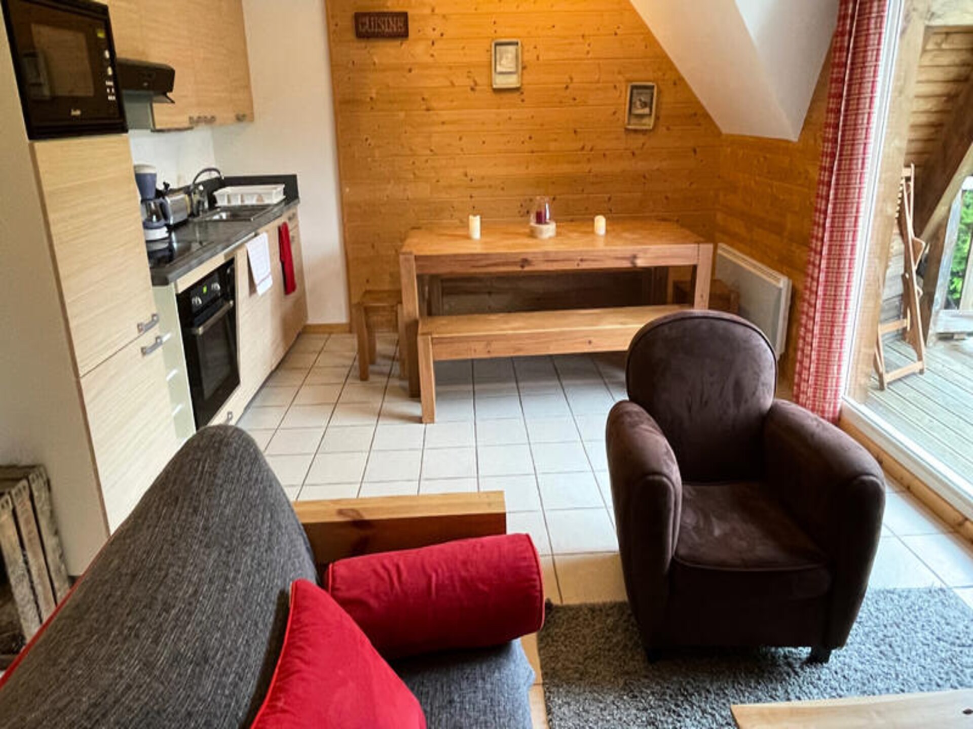 Duplex appartement Le Lioran: ski-in/ski-out voor 9 personen met panoramisch uitzicht - foto 11