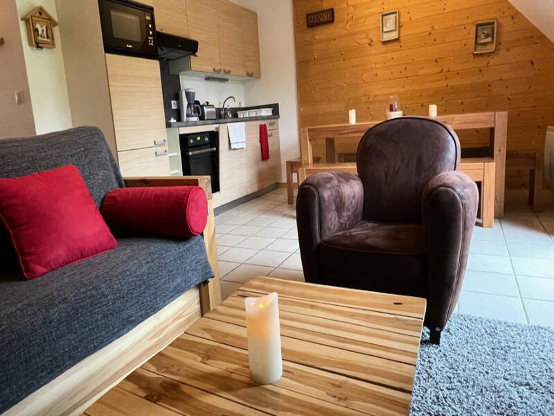 Duplex appartement Le Lioran: ski-in/ski-out voor 9 personen met panoramisch uitzicht - foto 12