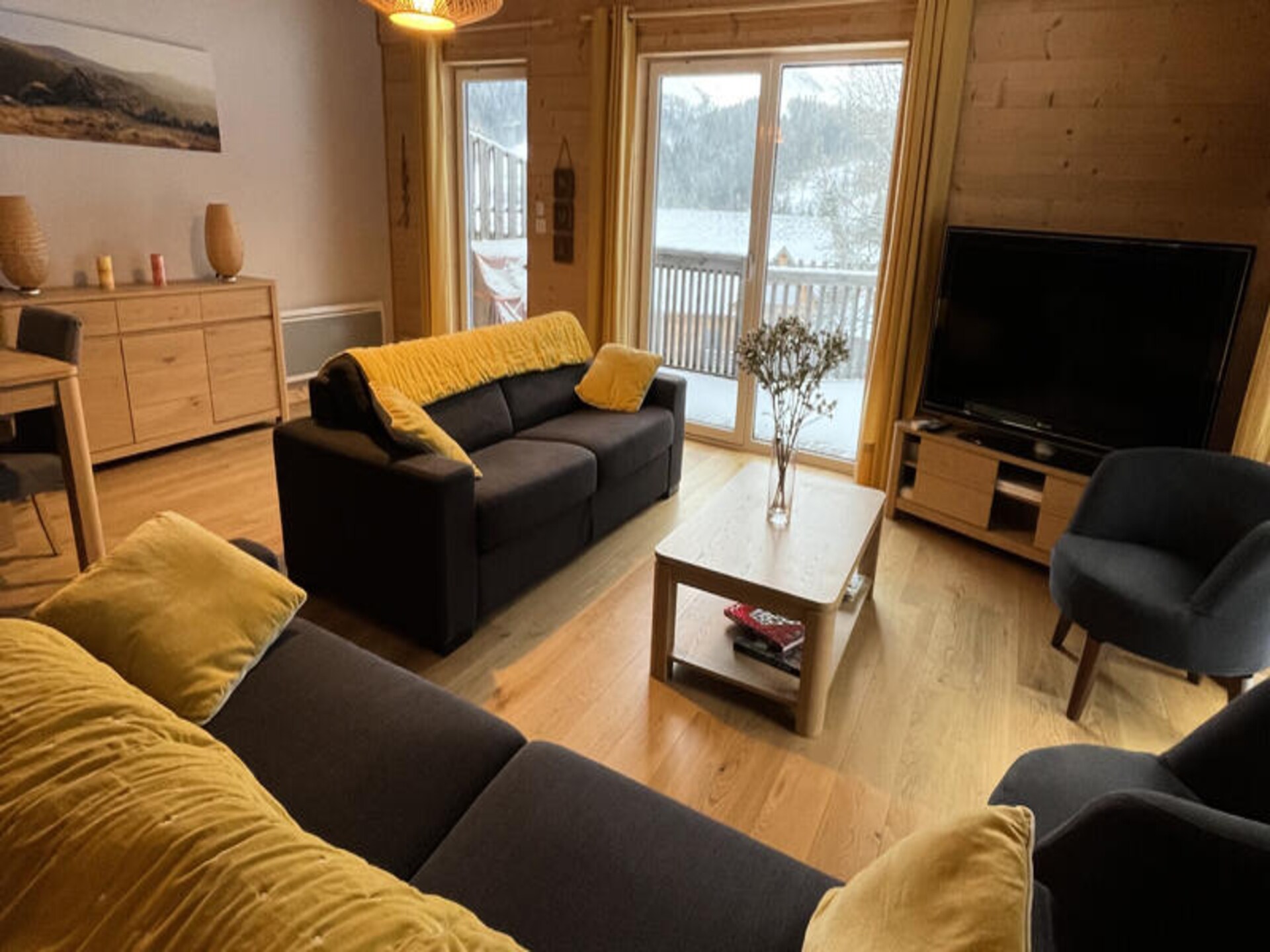 Duplexappartement voor 10 personen aan de voet van de skipistes in Le Lioran - foto 14