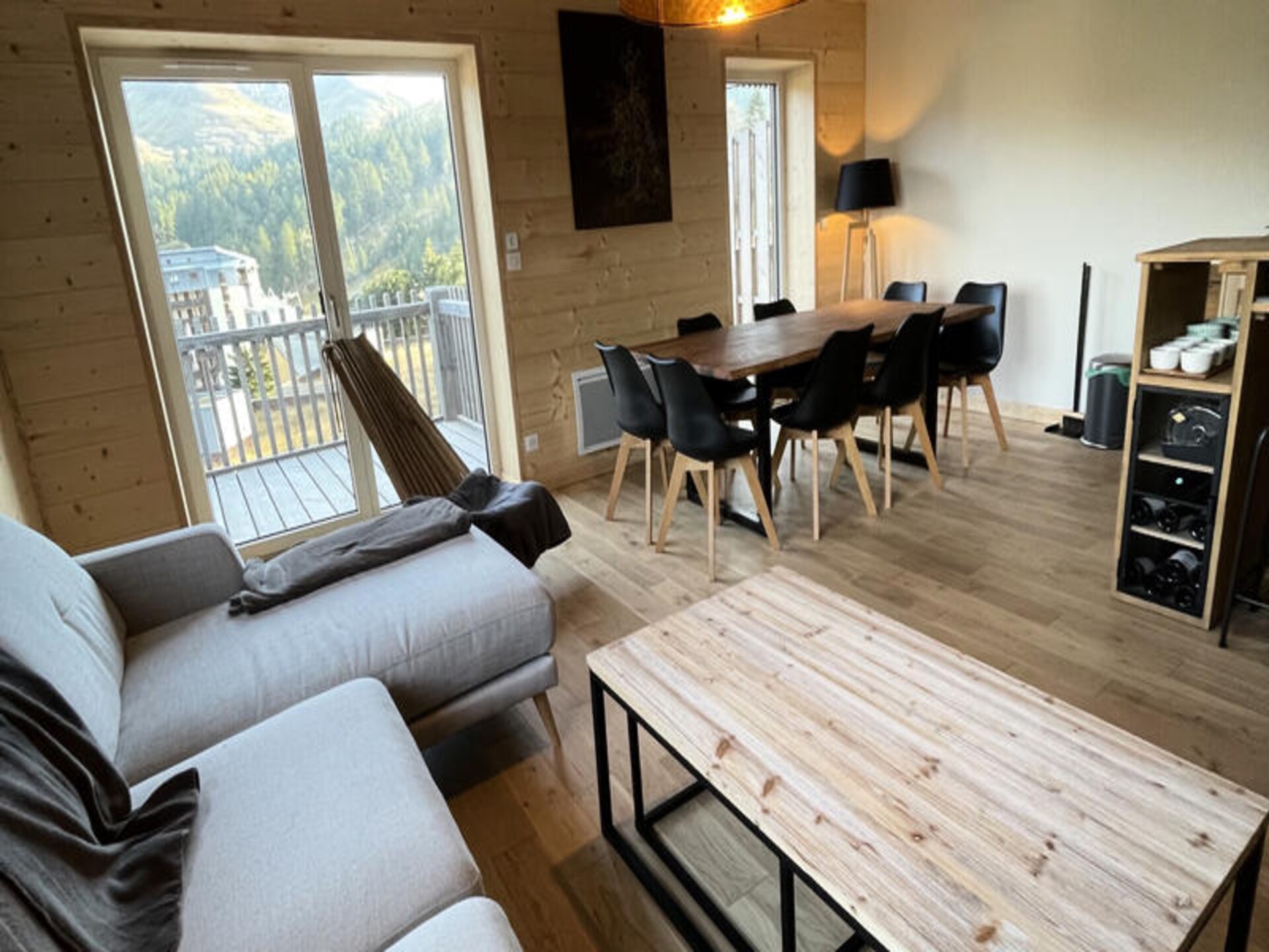 Appartement 12 pers. aan de piste met terras en panoramisch bergzicht - foto 15
