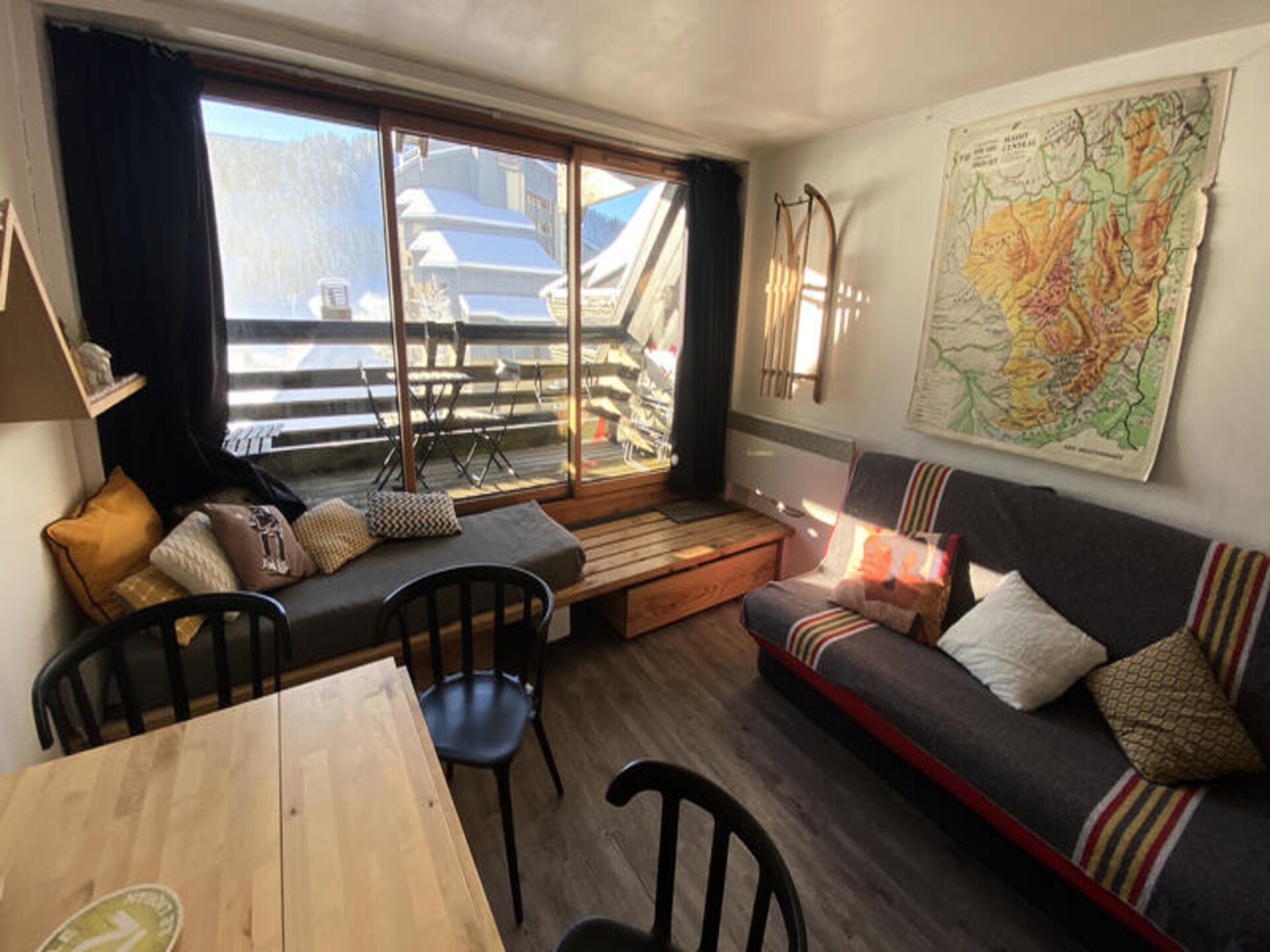 Knusse studio voor 4 personen in Le Lioran, direct aan de piste - foto 6