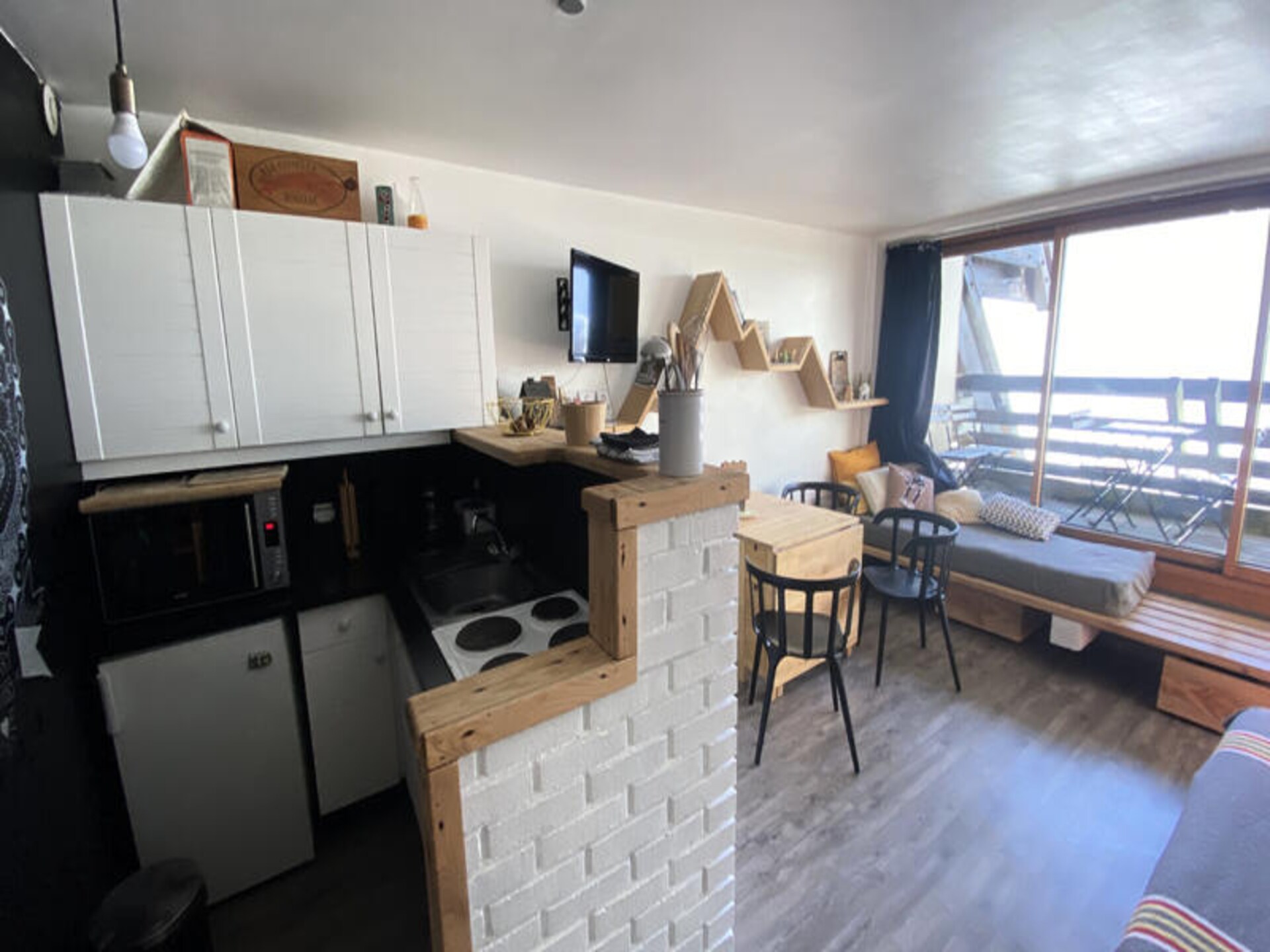 Knusse studio voor 4 personen in Le Lioran, direct aan de piste - foto 9