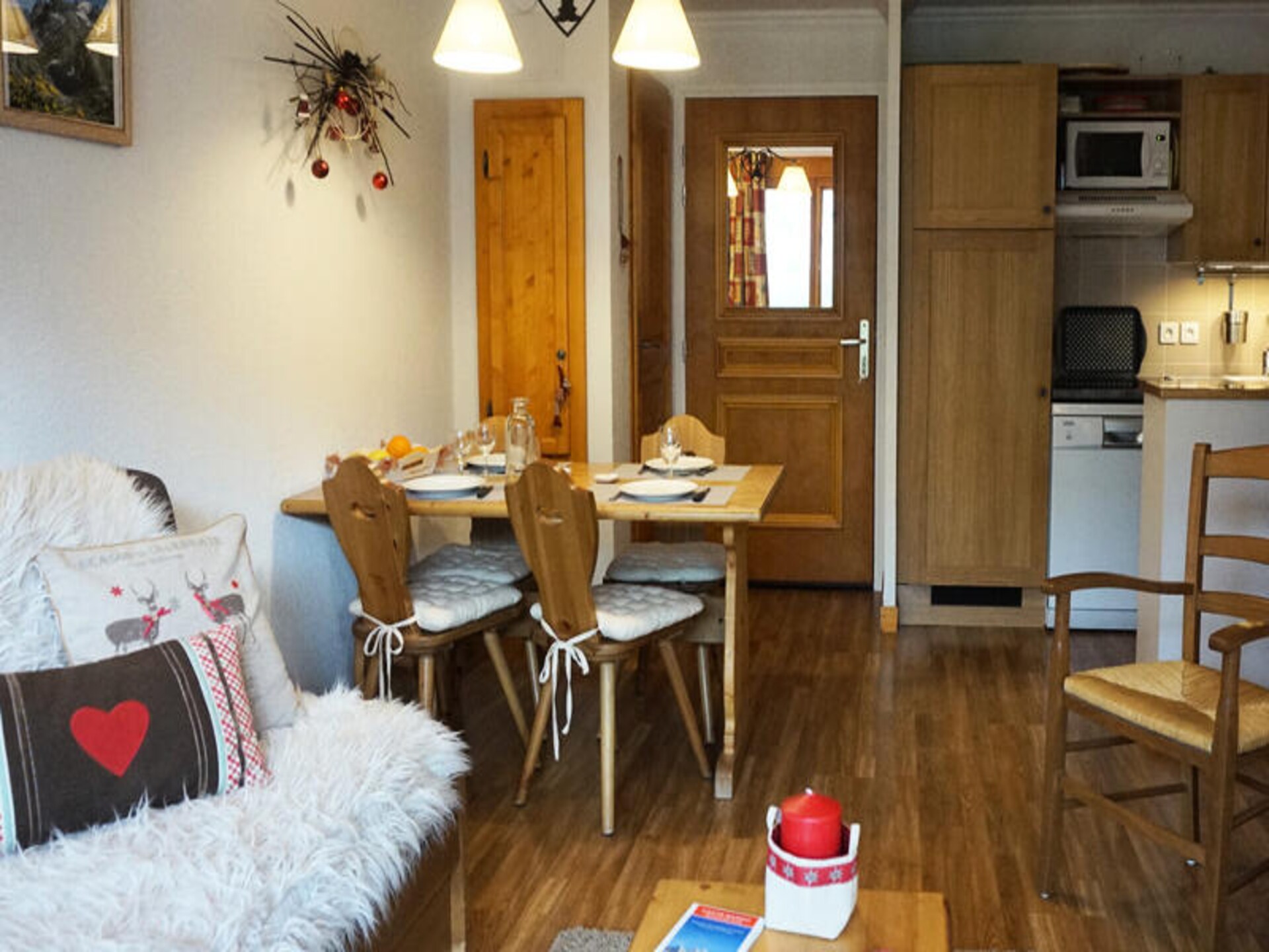 Alpenappartement met balkon, uitzicht en zwembad in Valloire - foto 2