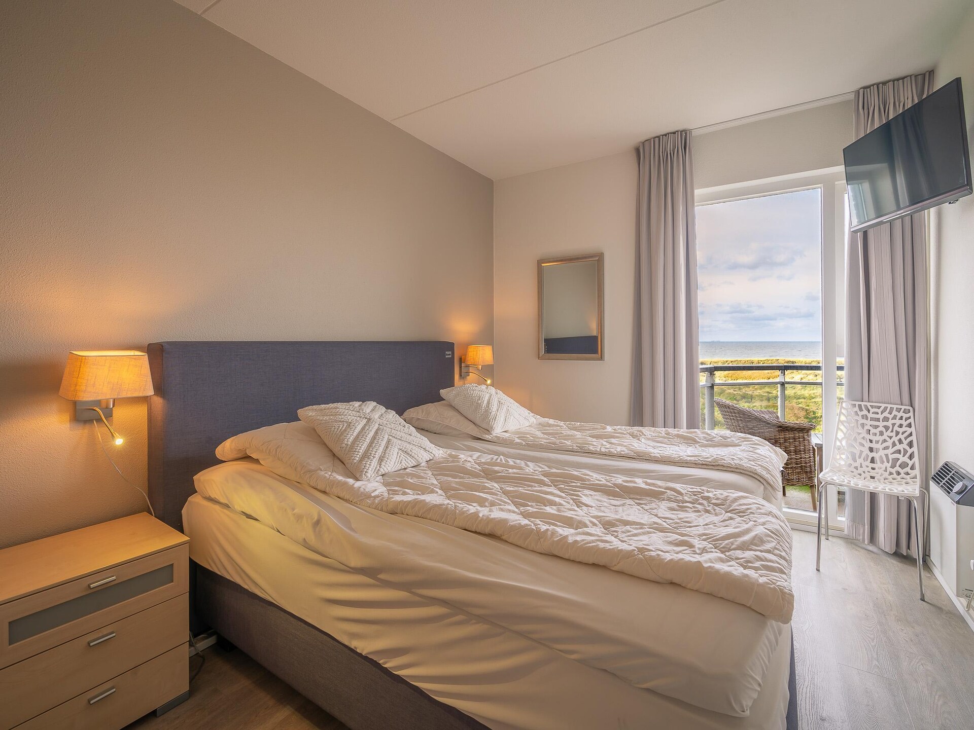 Juliana 116: Romantisch appartement met zeezicht in De Koog - foto 8
