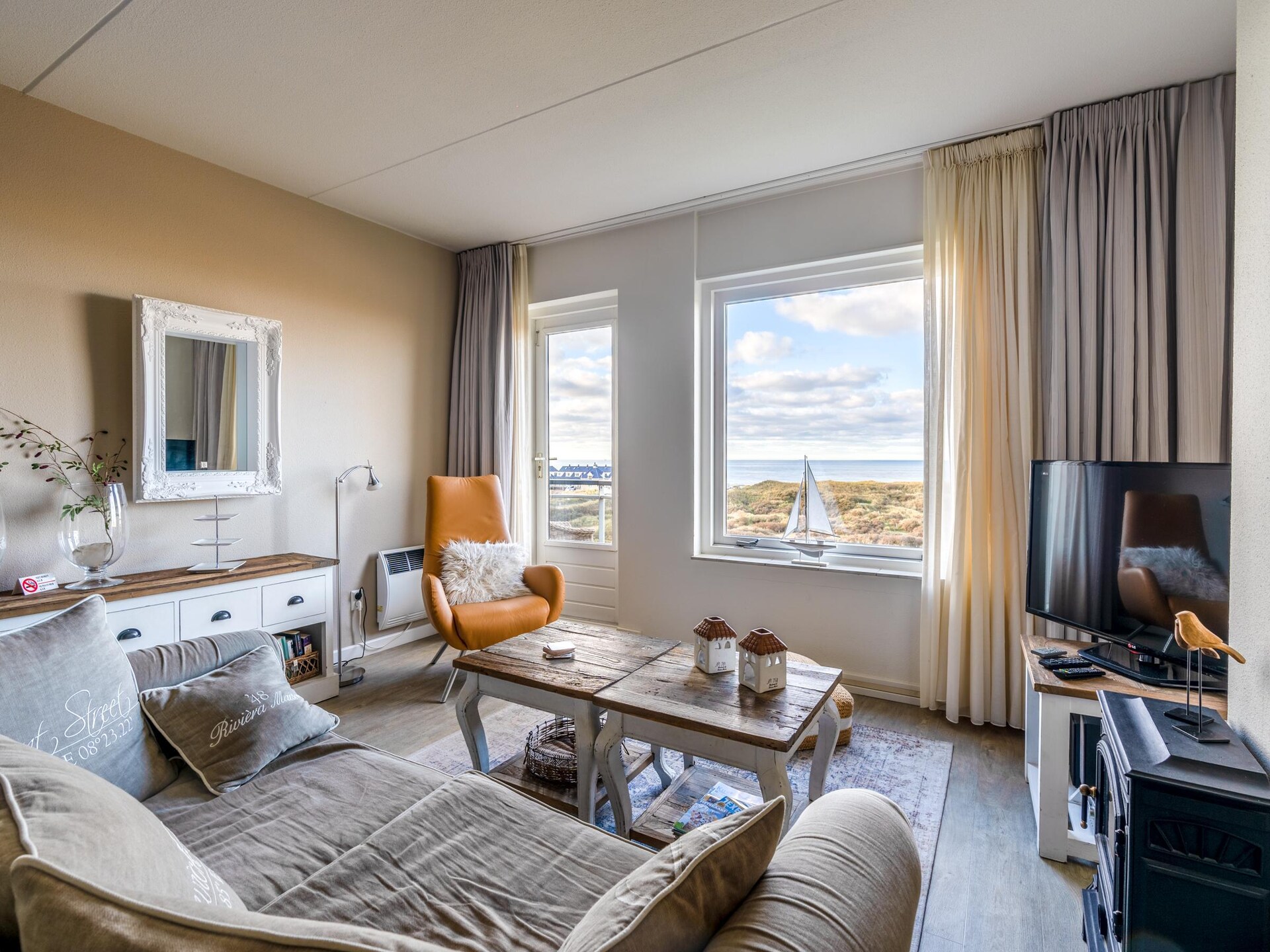 Juliana 116: Romantisch appartement met zeezicht in De Koog - foto 4