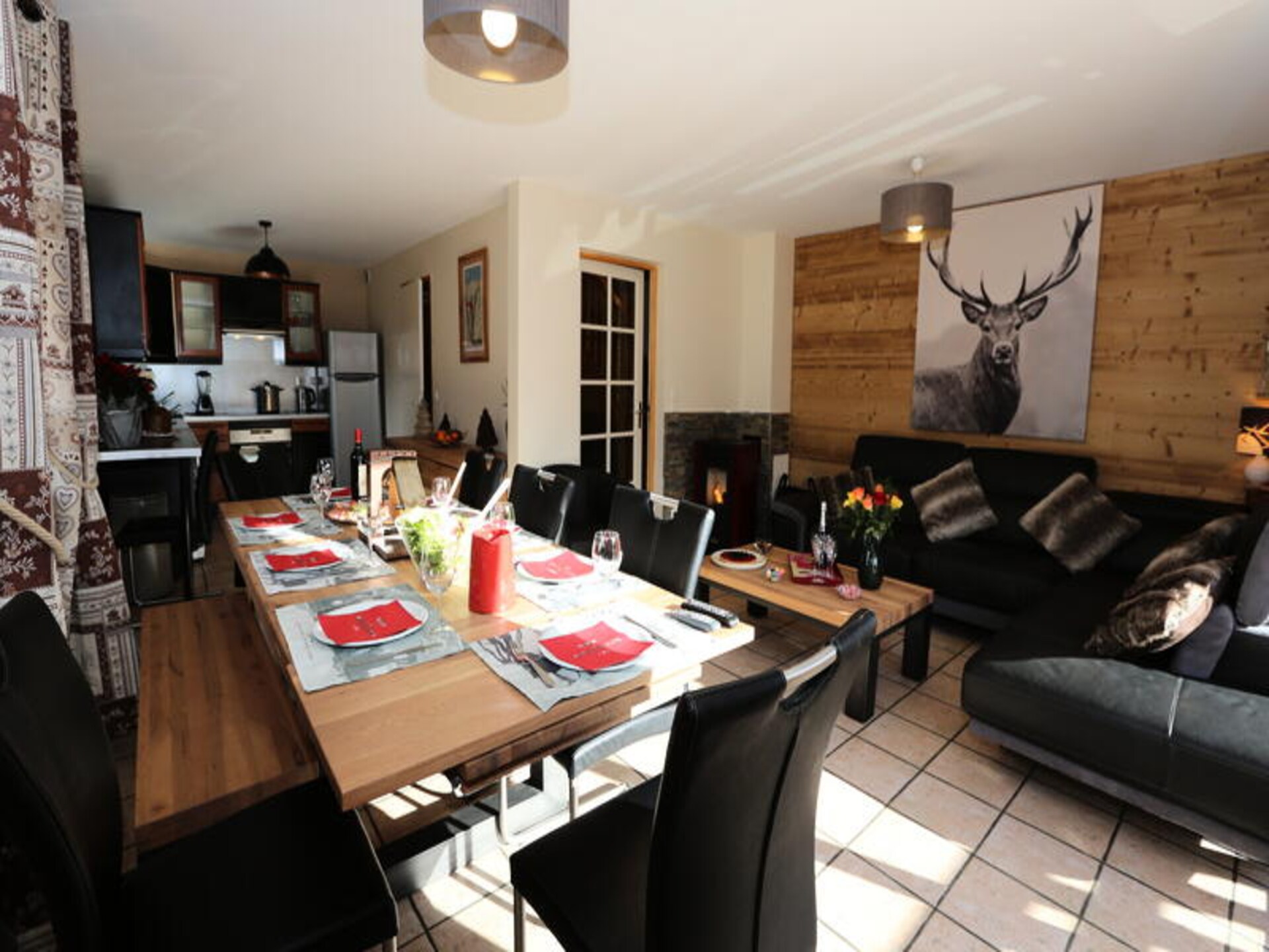Ruim duplexappartement voor 12 personen met tuin in Valloire, vlakbij de piste - foto 7