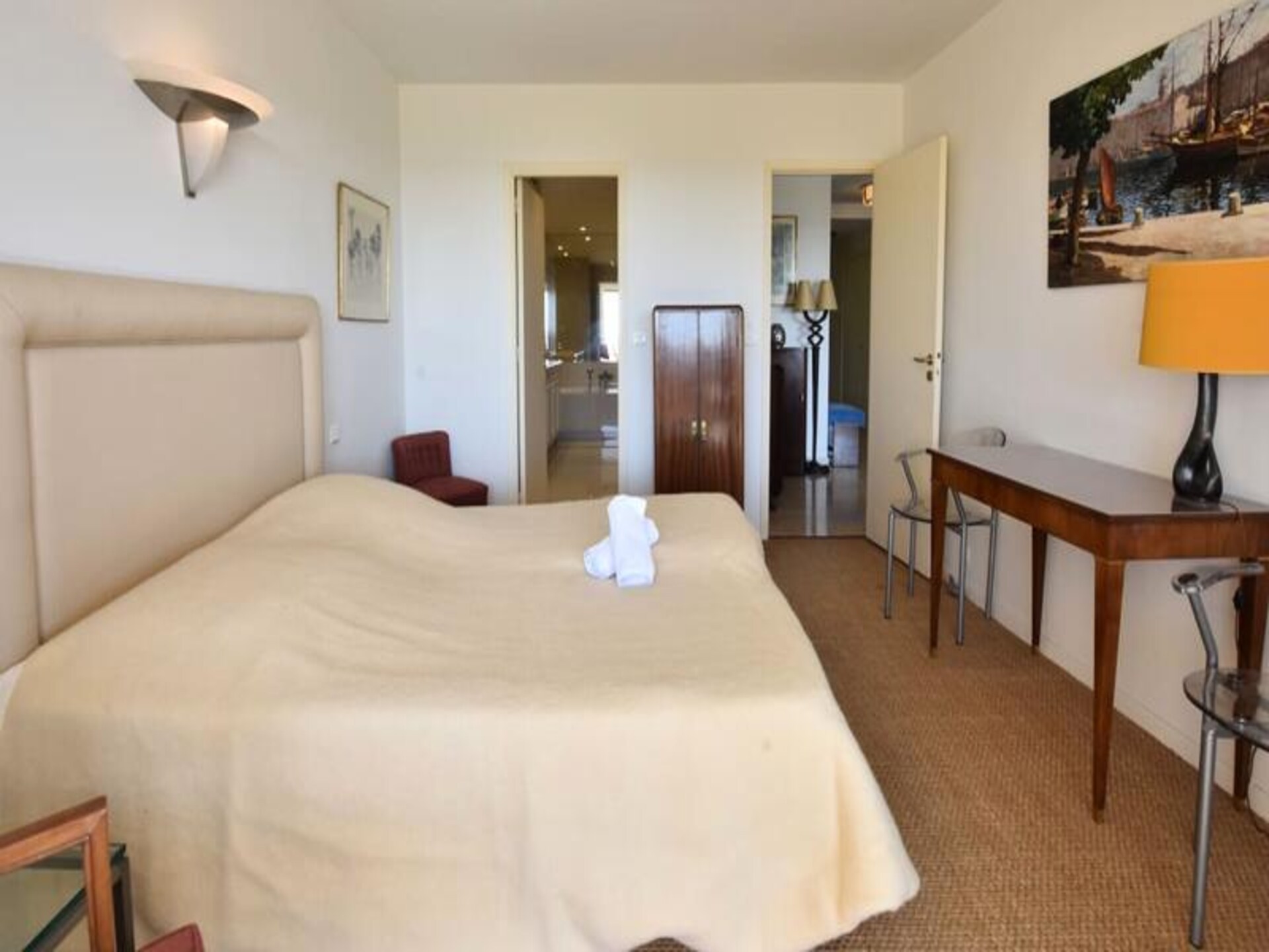 Licht appartement met 2 suites, zwembad en zeezicht nabij centrum Cannes - foto 11