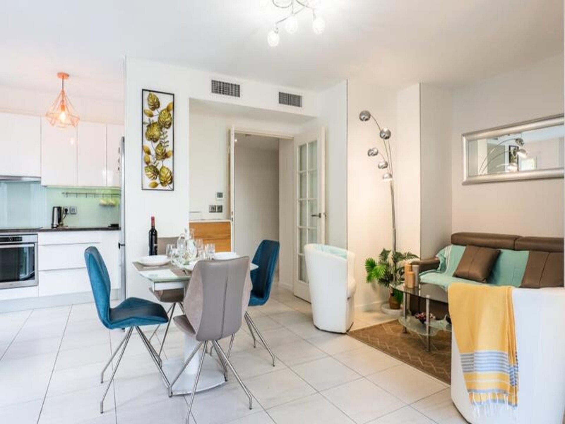 Luxe appartement Palm Beach Cannes: privétuin, zwembad & strand op loopafstand - foto 8