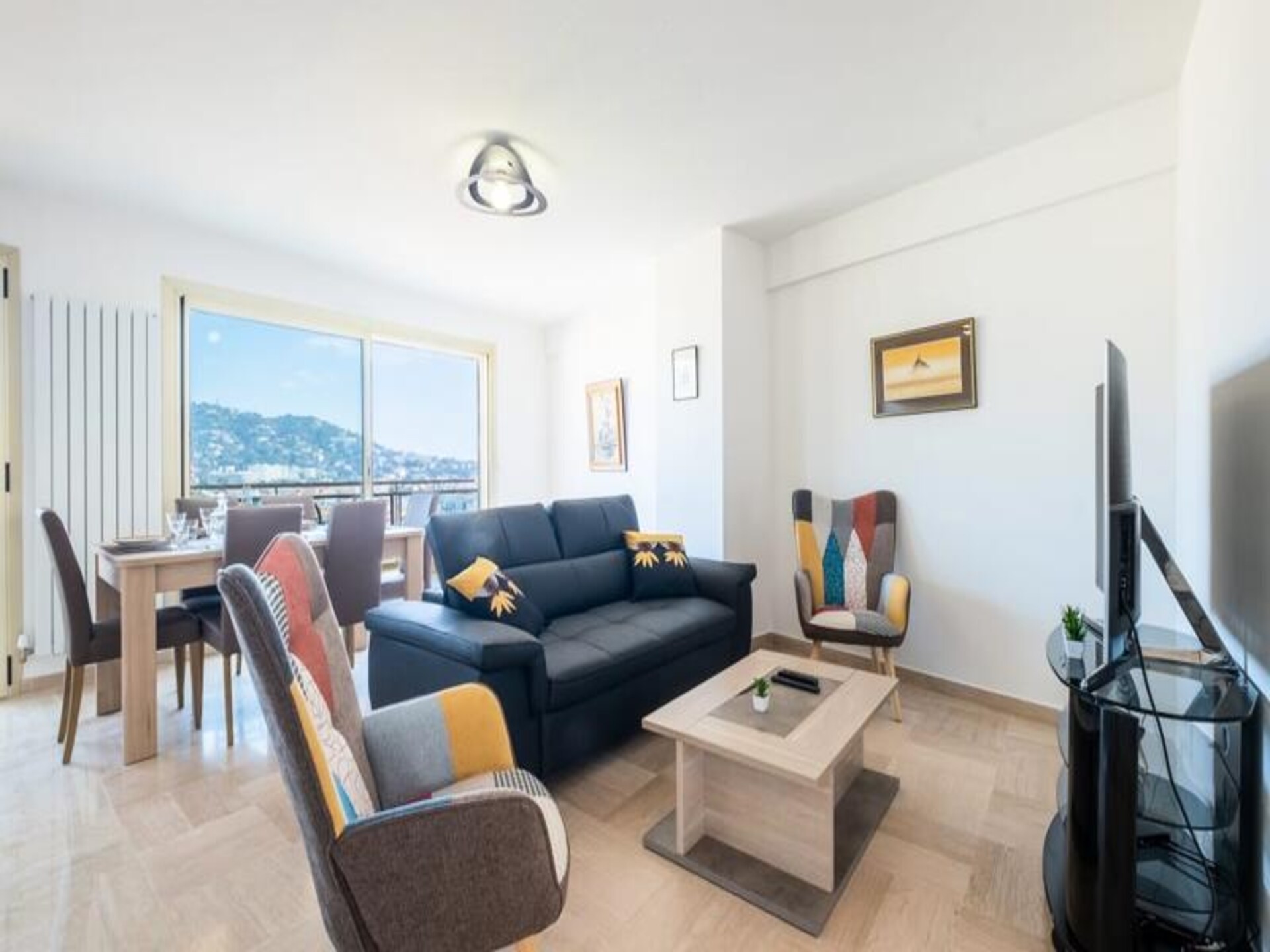 Elegant appartement met zeezicht, 10 min van centrum Cannes, parking inbegrepen - foto 11