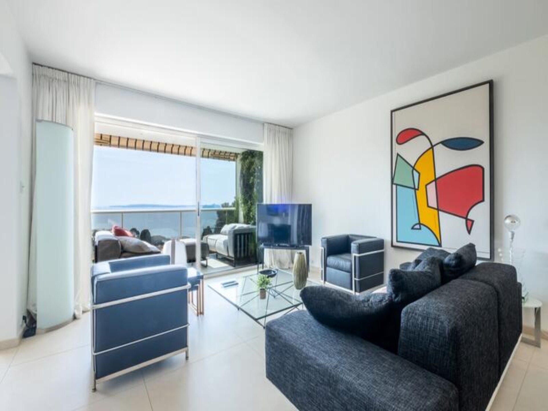 Licht appartement in Cannes met zwembad, tennis en panoramisch zeezicht - foto 10