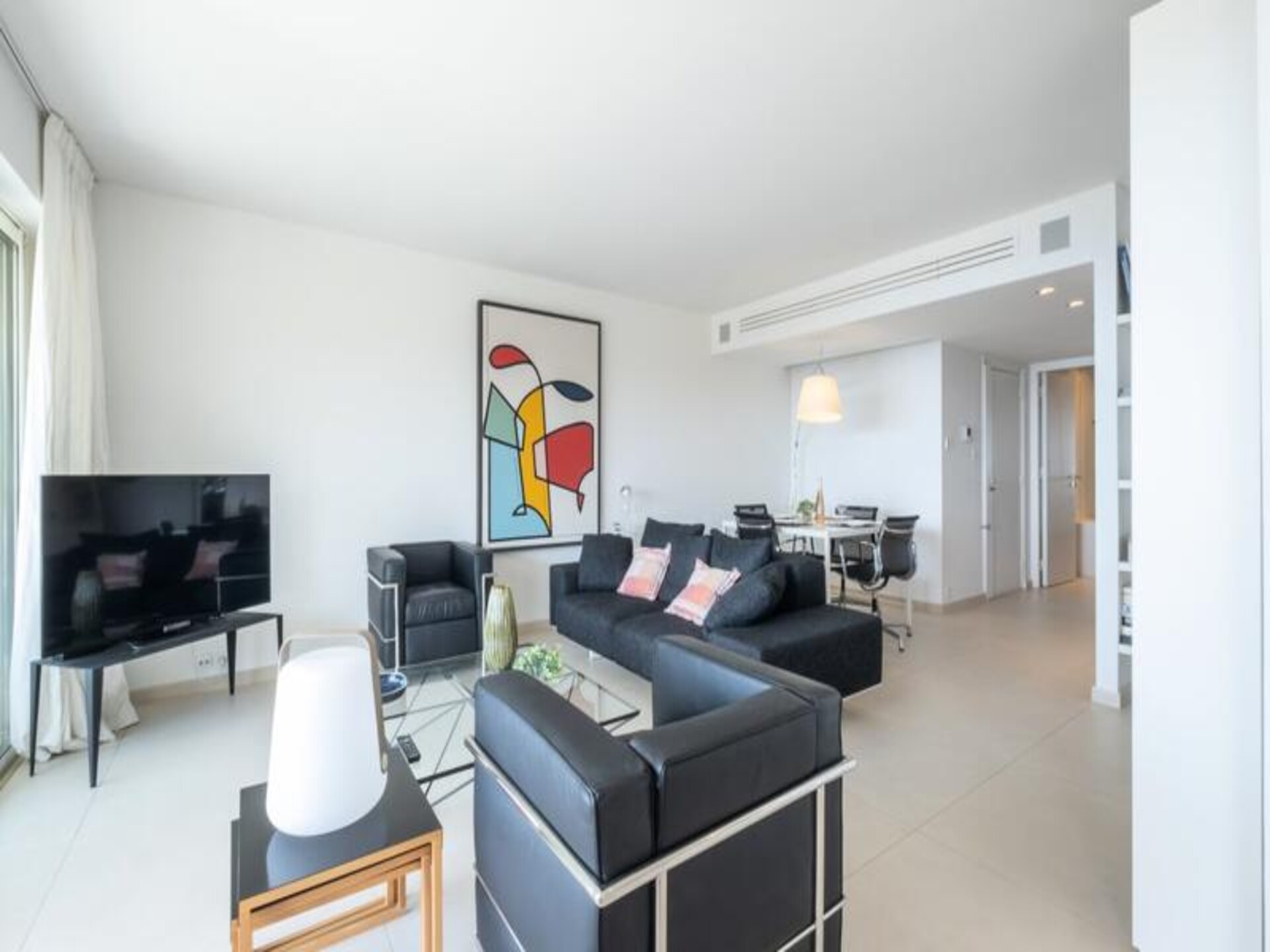 Licht appartement in Cannes met zwembad, tennis en panoramisch zeezicht - foto 14