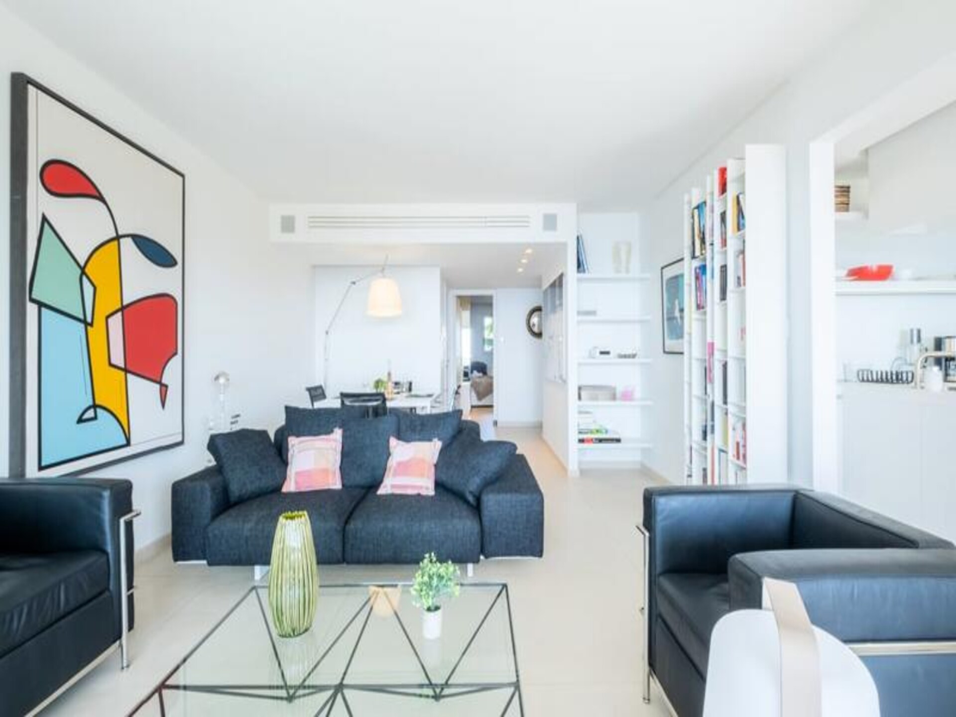 Licht appartement in Cannes met zwembad, tennis en panoramisch zeezicht - foto 15