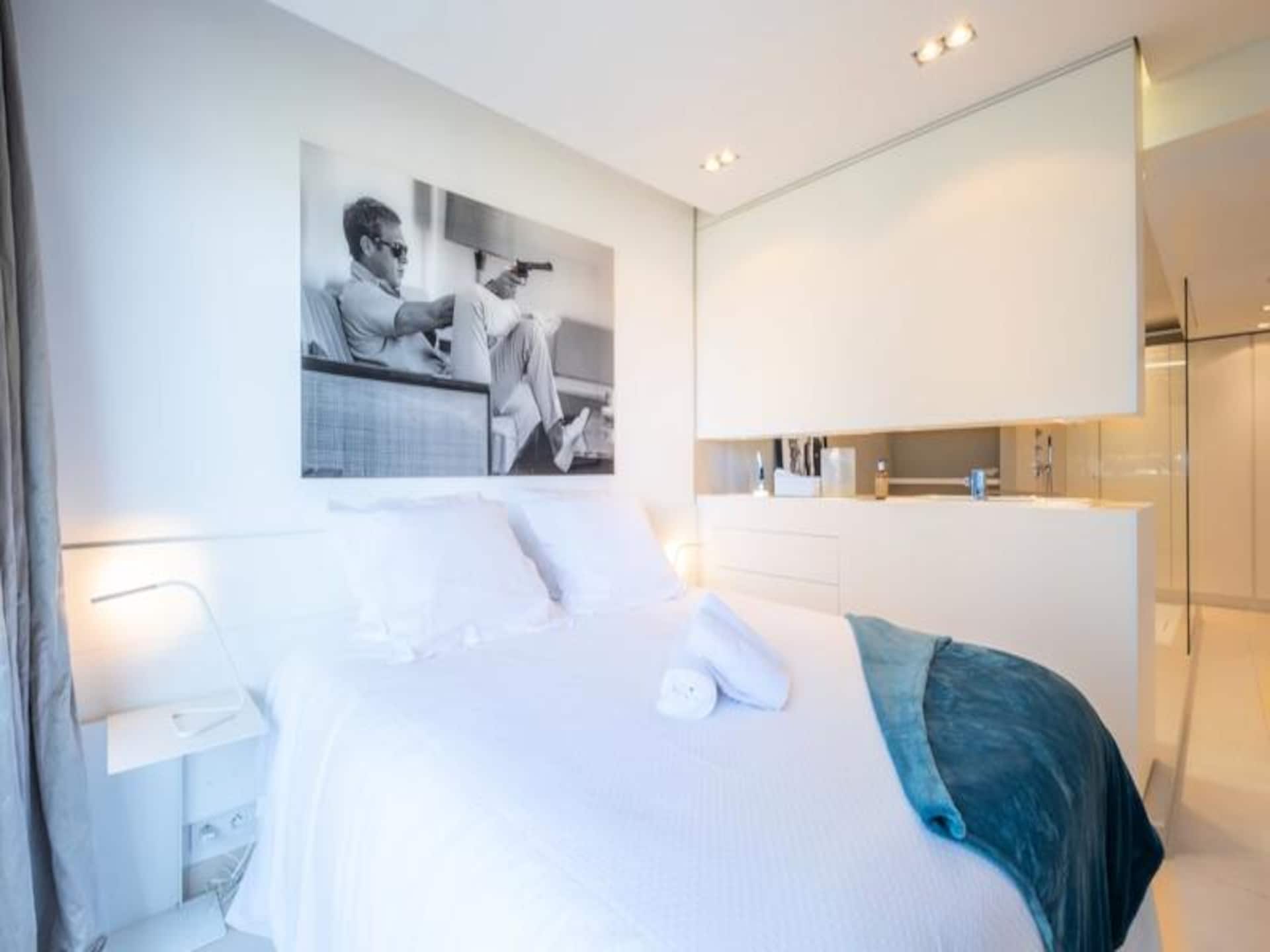 Licht appartement in Cannes met zwembad, tennis en panoramisch zeezicht - foto 27