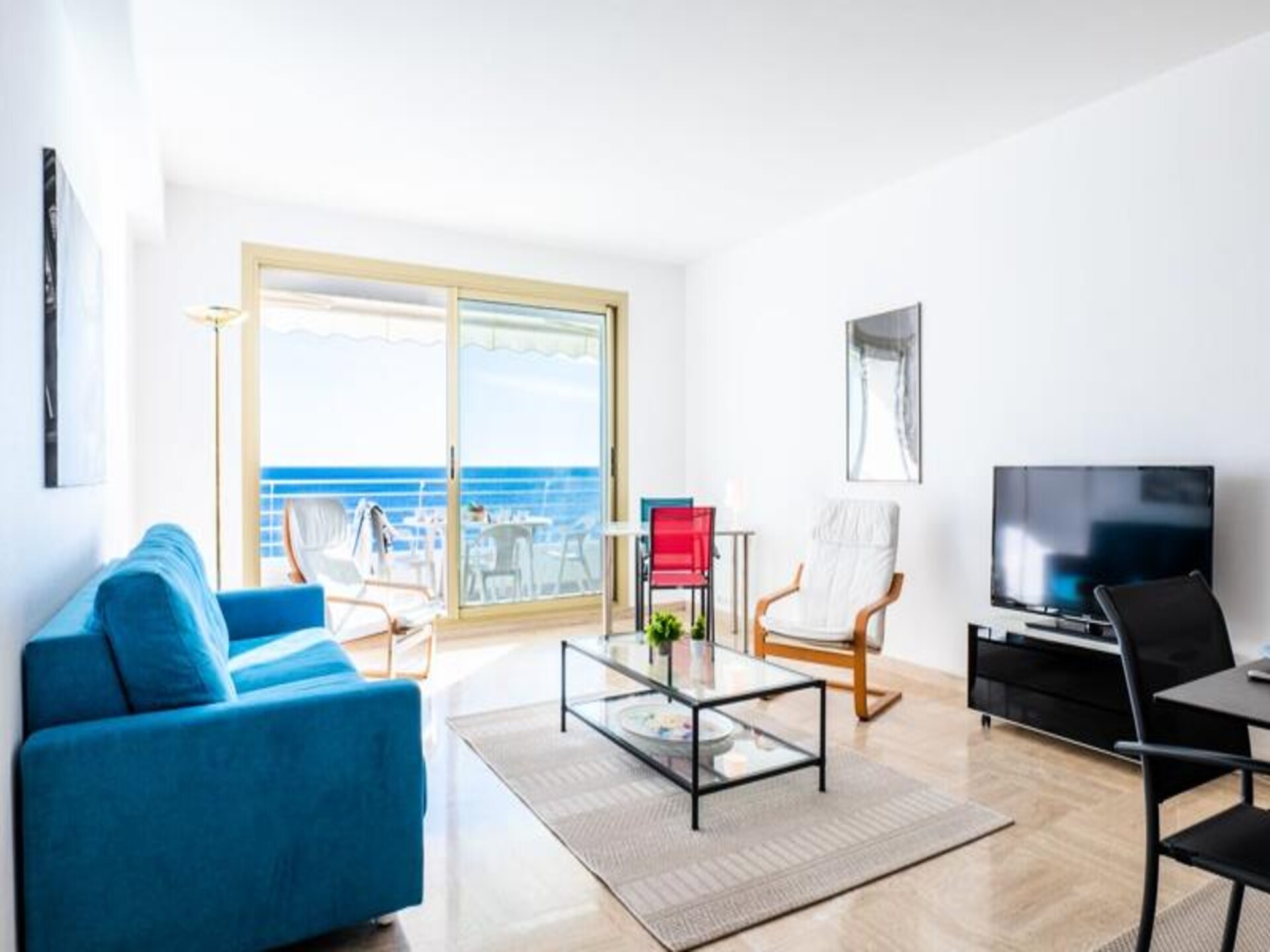 Panoramisch zeezicht appartement voor 6 personen in Cannes Palm Beach - foto 9