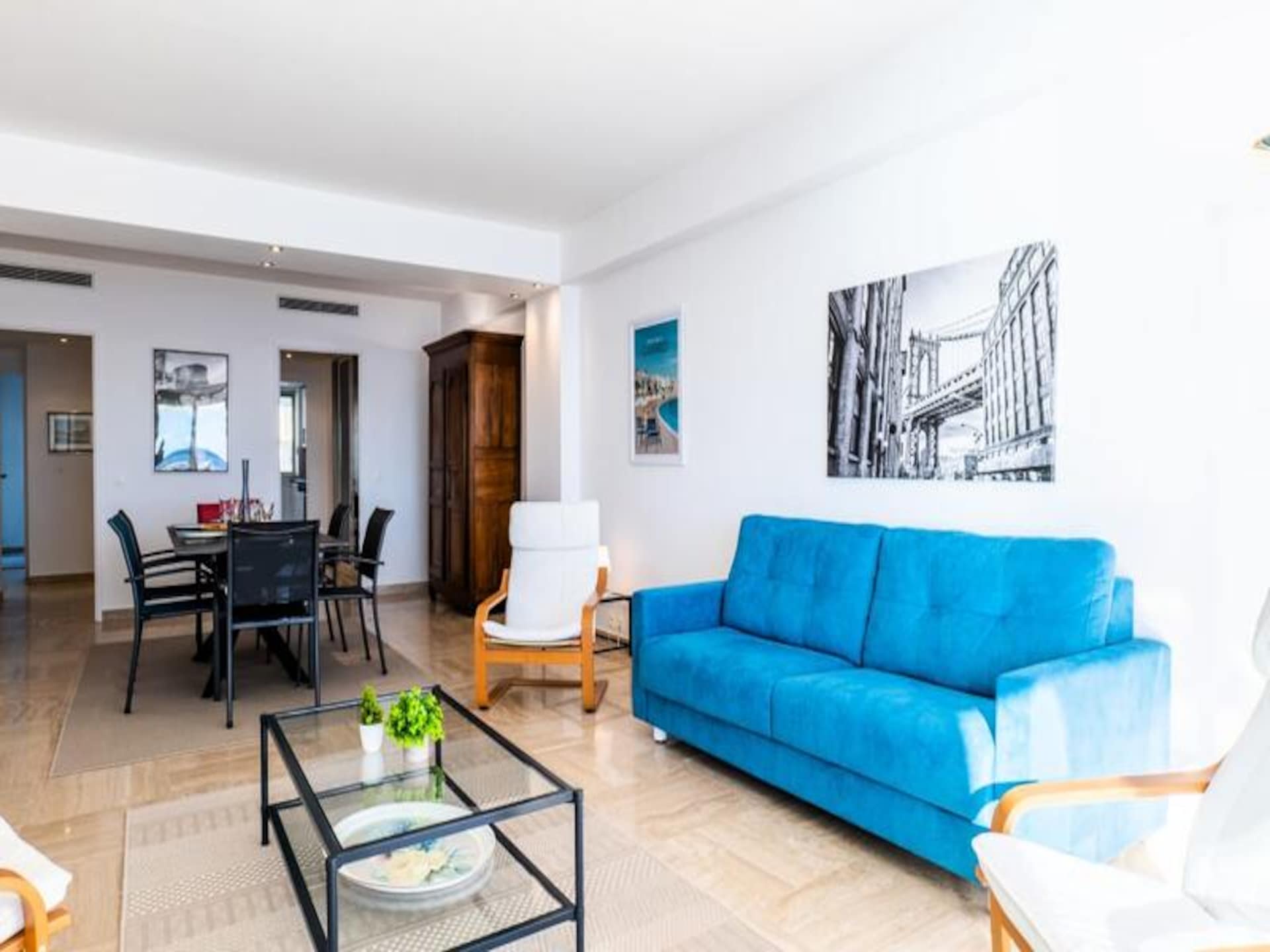 Panoramisch zeezicht appartement voor 6 personen in Cannes Palm Beach - foto 10