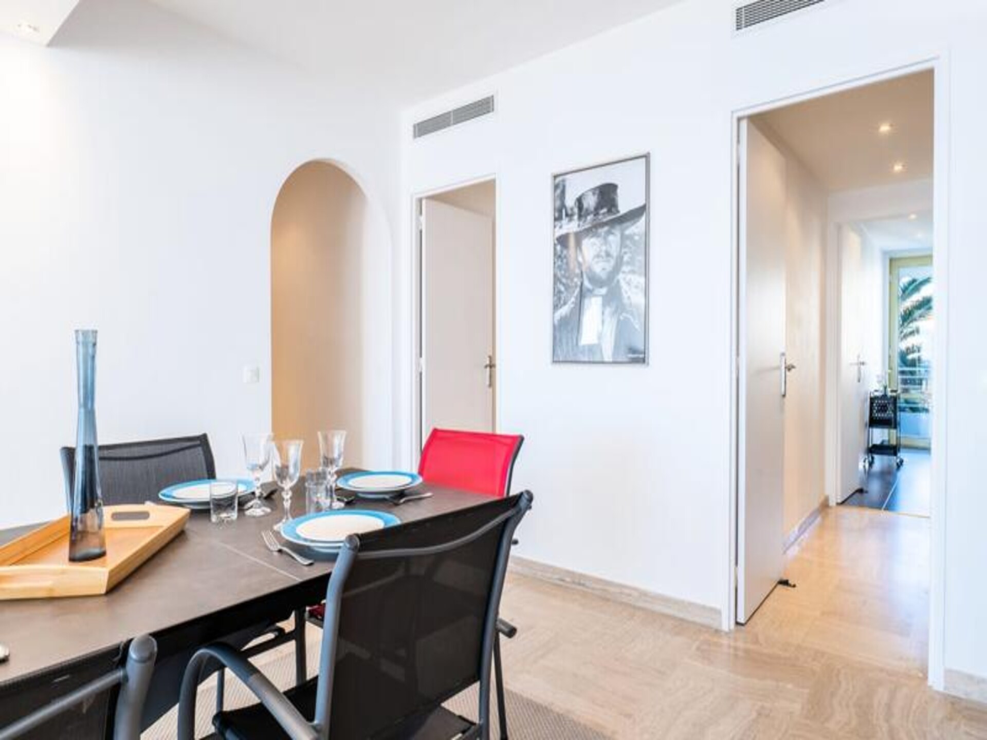 Panoramisch zeezicht appartement voor 6 personen in Cannes Palm Beach - foto 14