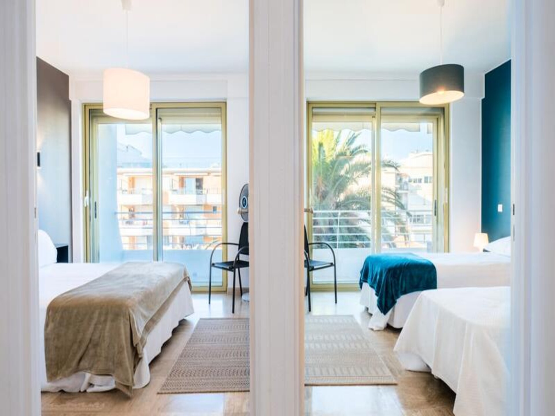 Panoramisch zeezicht appartement voor 6 personen in Cannes Palm Beach - foto 20