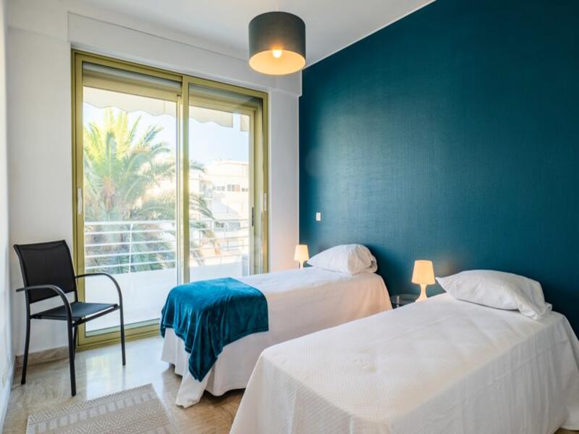 Panoramisch zeezicht appartement voor 6 personen in Cannes Palm Beach - foto 23