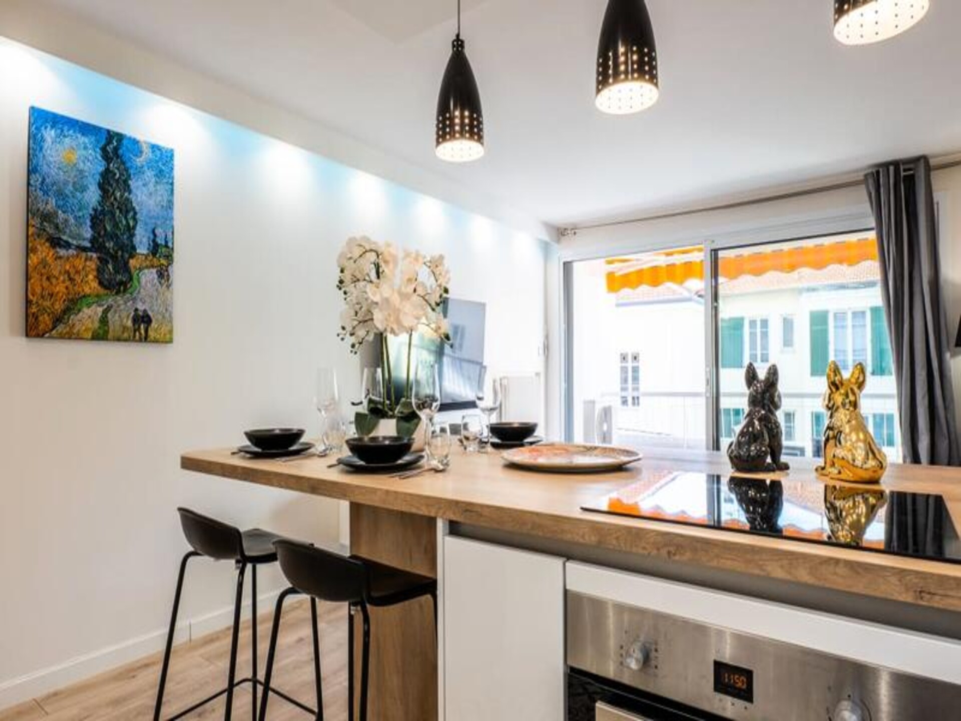 Licht appartement met terras, 8 minuten lopen van centrum Cannes - foto 8