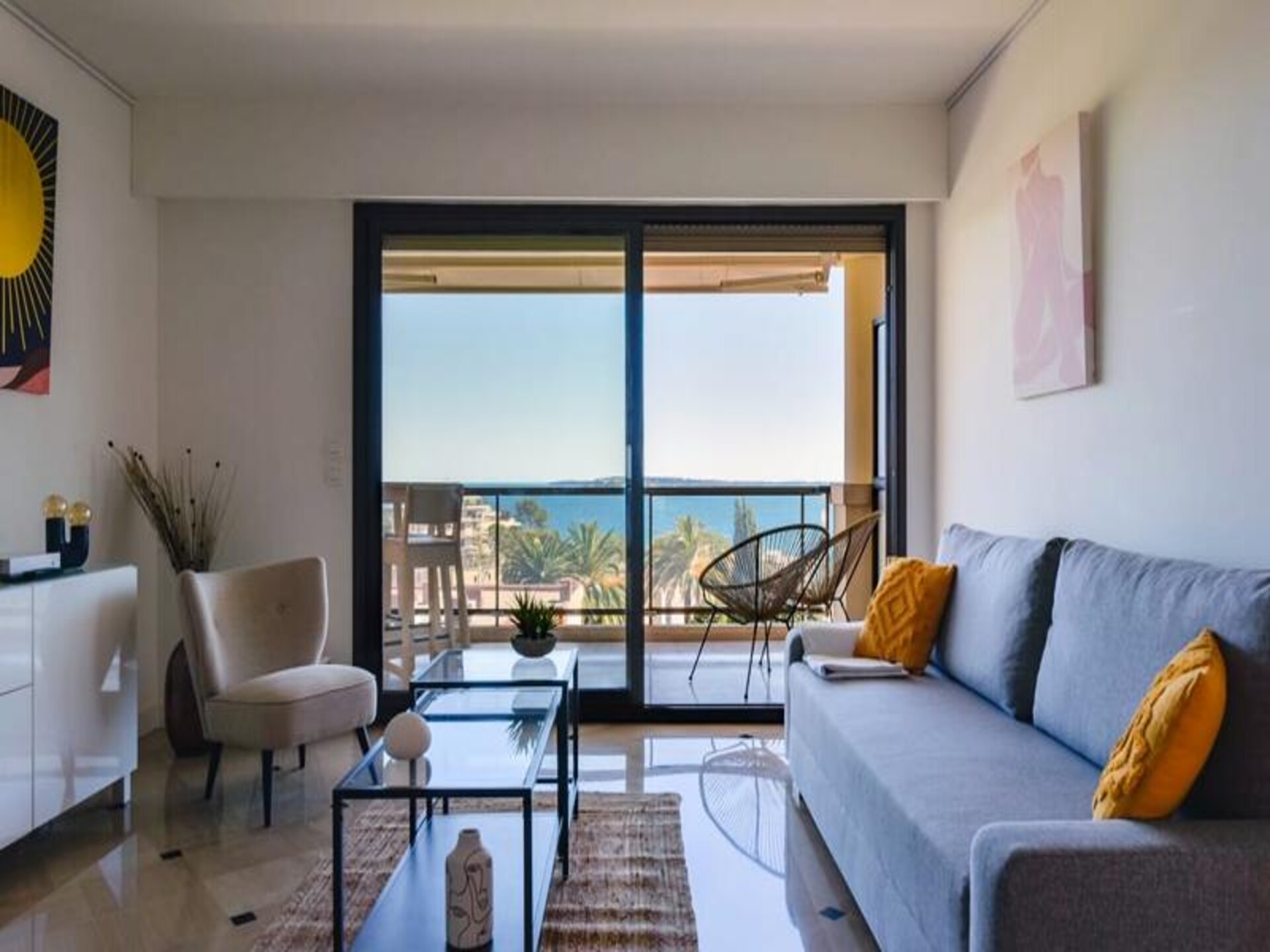 Appartement Cannes la Bocca met zeezicht, zwembad en garage - foto 3