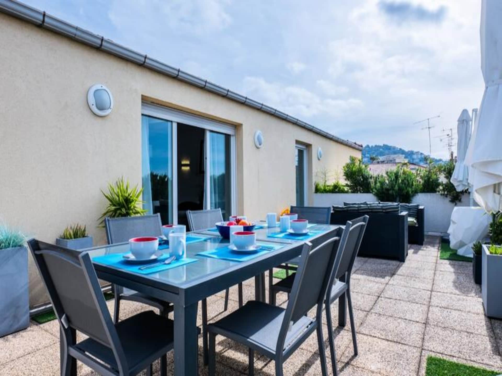 Exclusief duplex penthouse met dakterras op loopafstand van het centrum van Cannes - foto 14