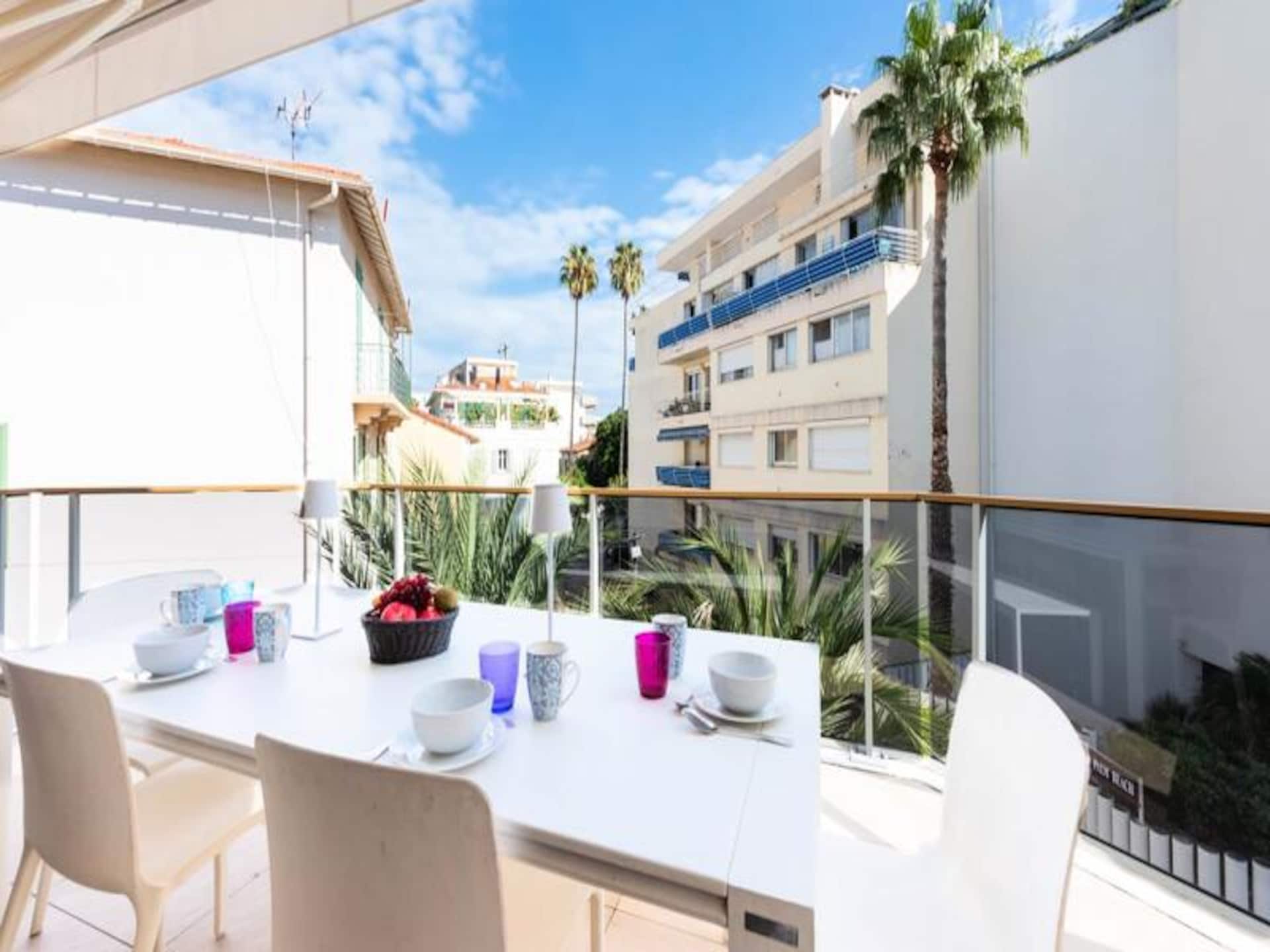 Elegant 2-slaapkamerappartement met zwembad op 100m van strand Cannes - foto 12