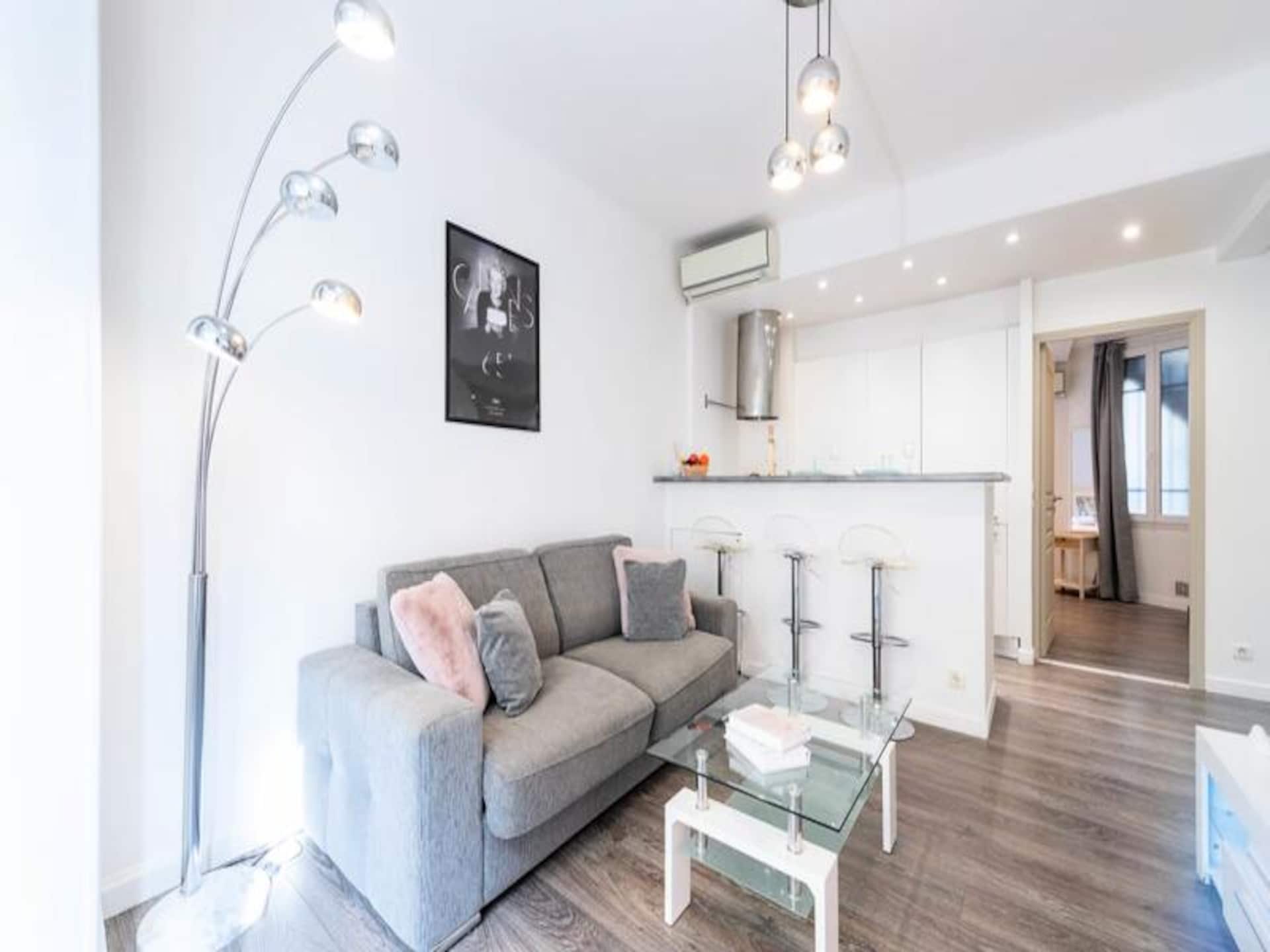 Appartement voor 4 in centrum Cannes, op 3 minuten van het strand - foto 6