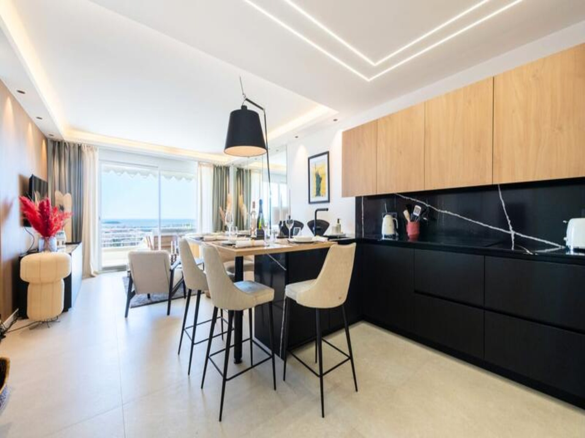 Elegant appartement in Cannes met panoramisch zeezicht en terras - foto 11