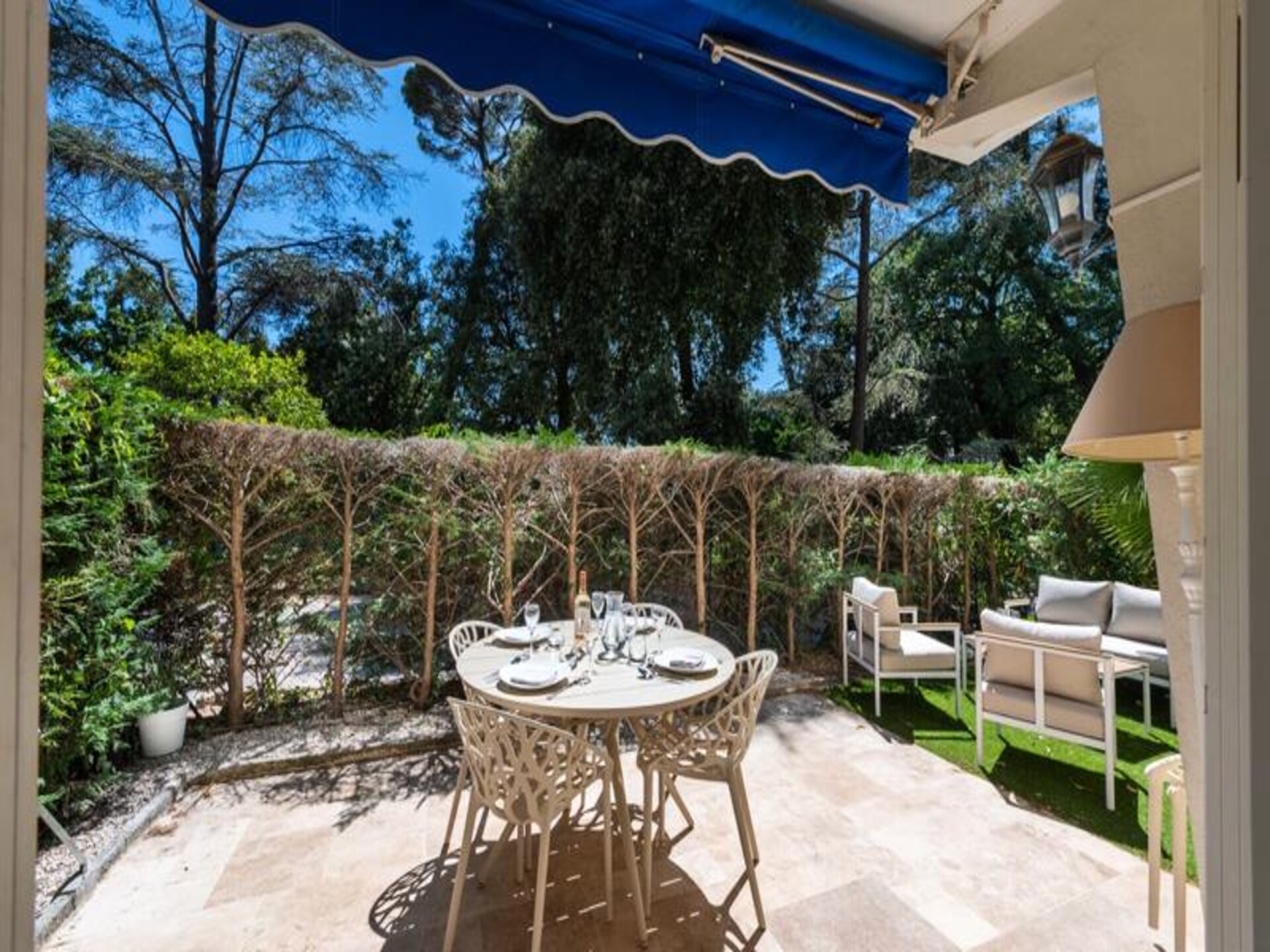 Résidence 2p Rez-de-jardin Au Calme – Appartement met tuin in Cannes - foto 12