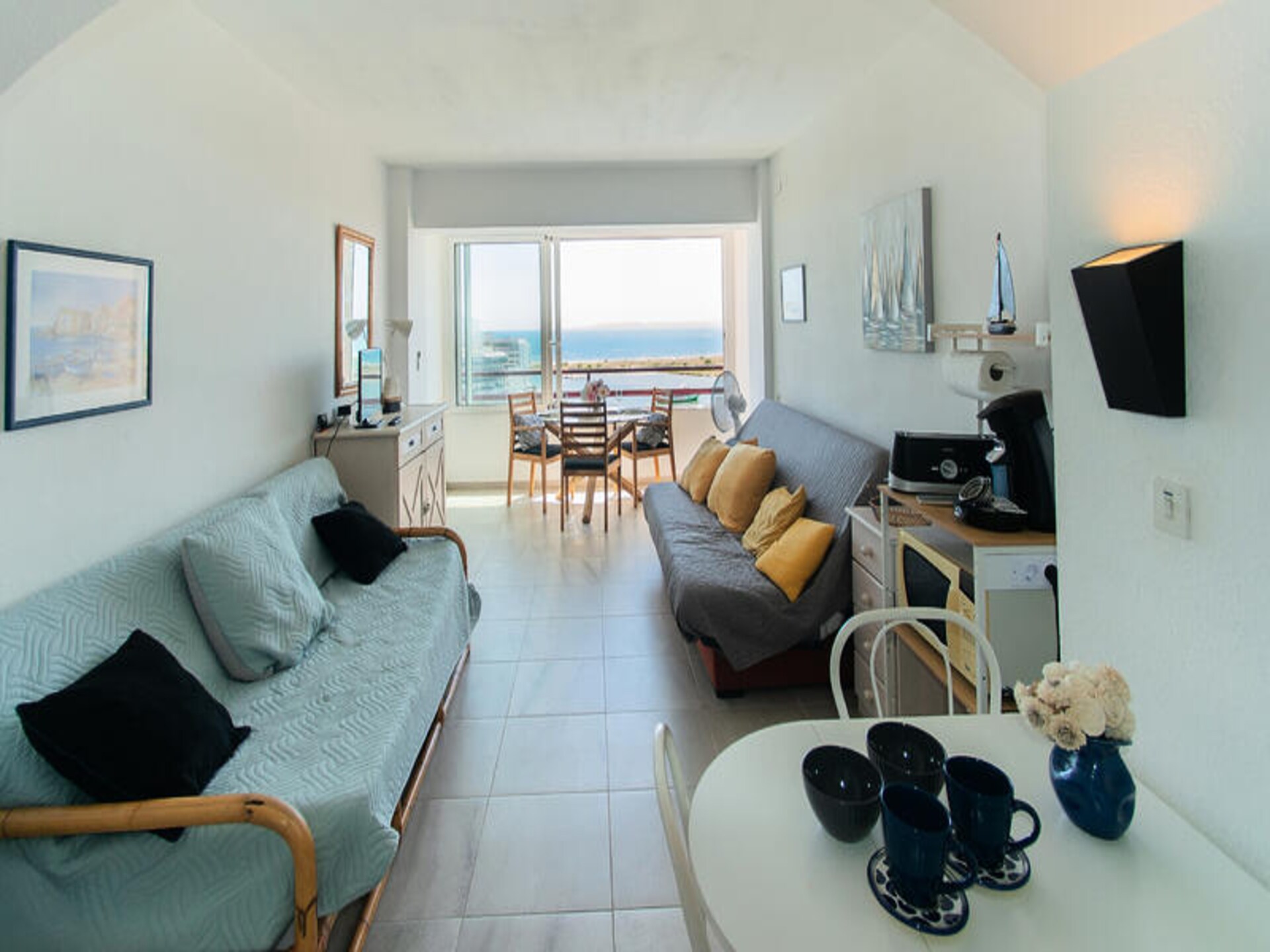 Knusse studio in Roses met zwembad en uitzicht op zee - foto 5