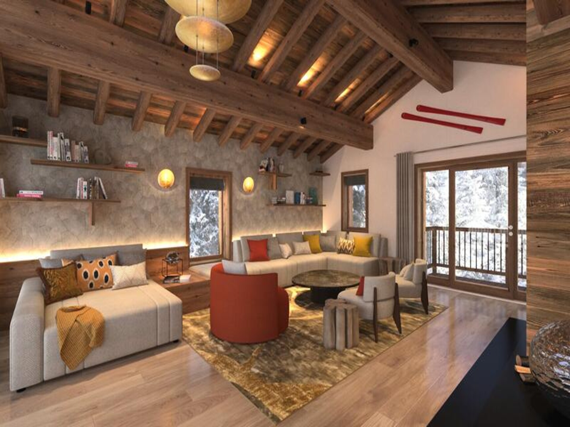 Chalet TaÏga: Luxe 14-persoons chalet in Saint Martin de Belleville - foto 9