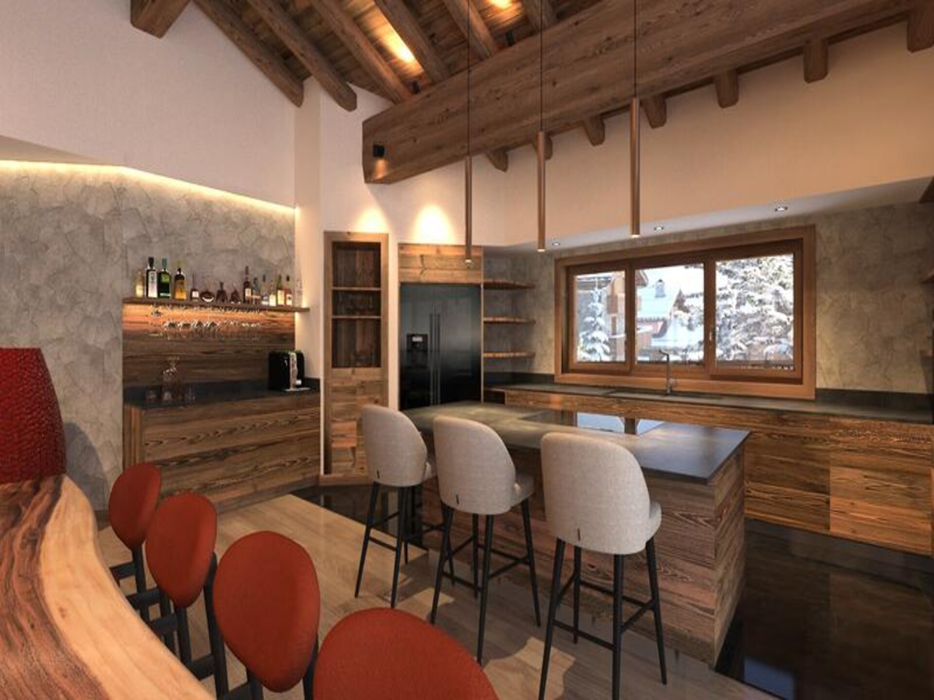 Chalet TaÏga: Luxe 14-persoons chalet in Saint Martin de Belleville - foto 11
