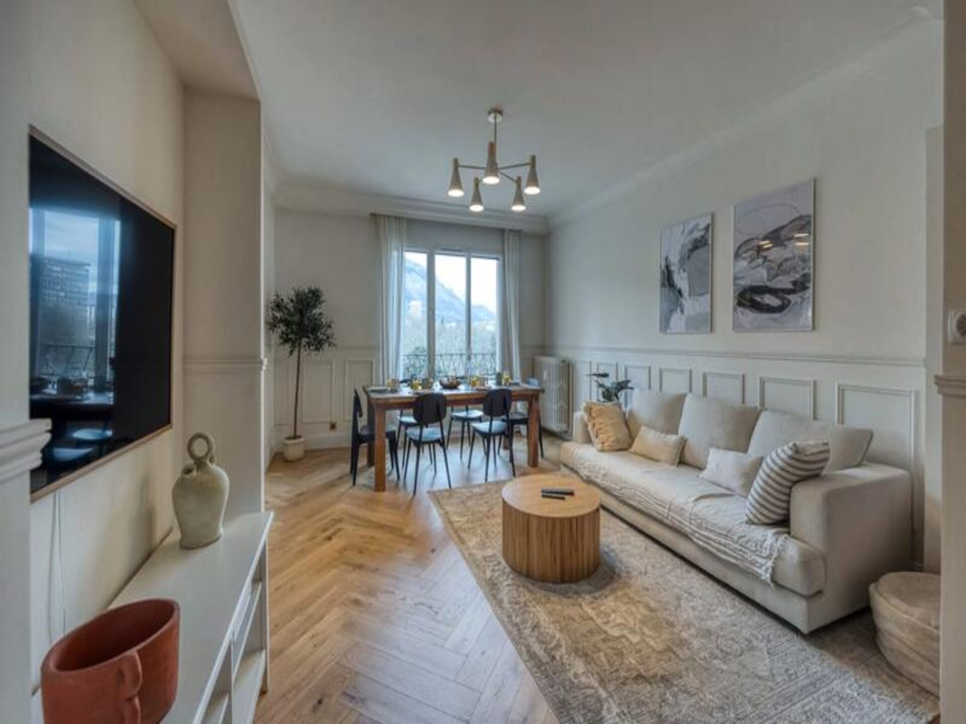 Luxe appartement 92m² met Alpenzicht & parkzicht in centrum Grenoble - foto 1