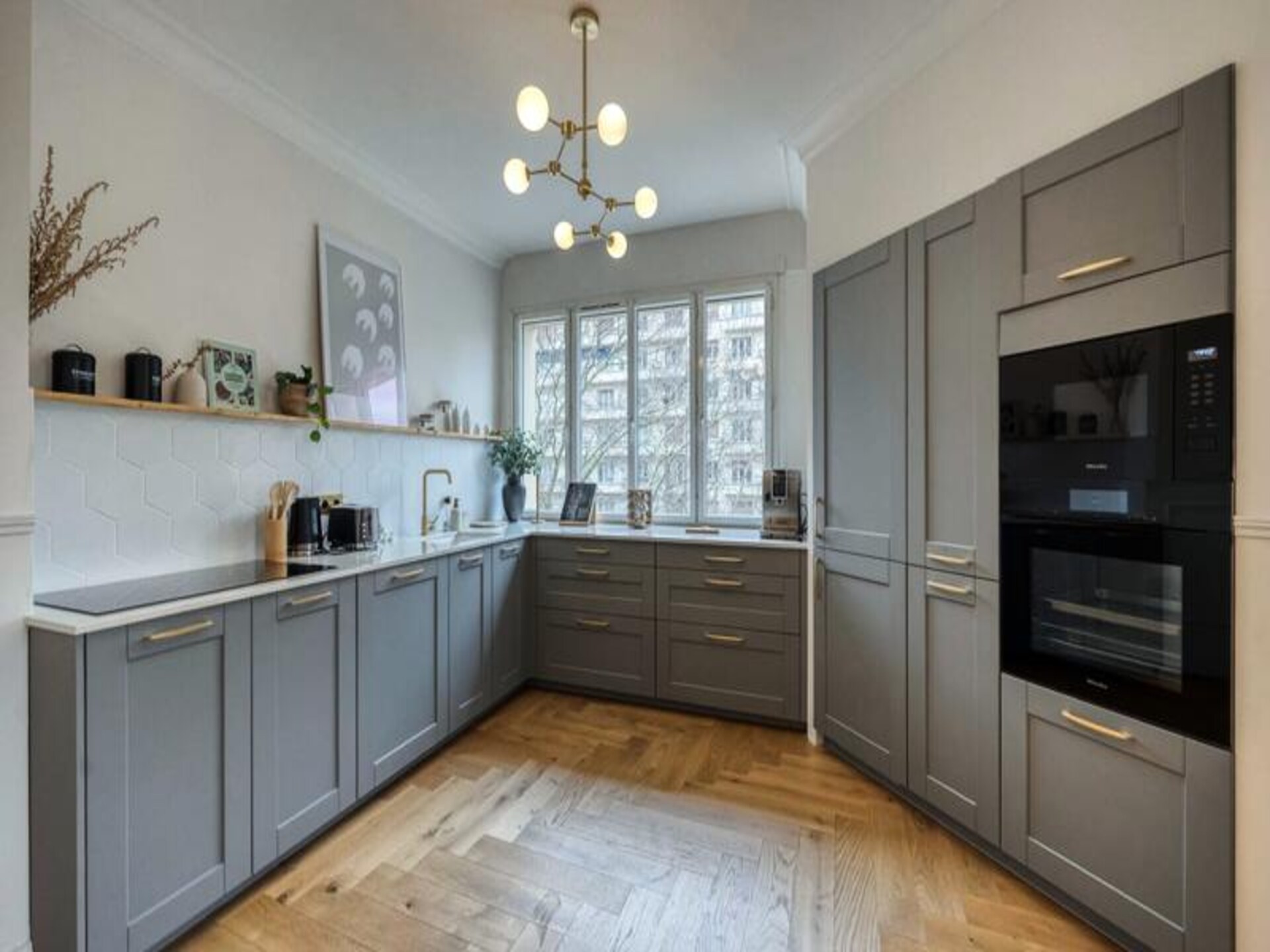 Luxe appartement 92m² met Alpenzicht & parkzicht in centrum Grenoble - foto 7