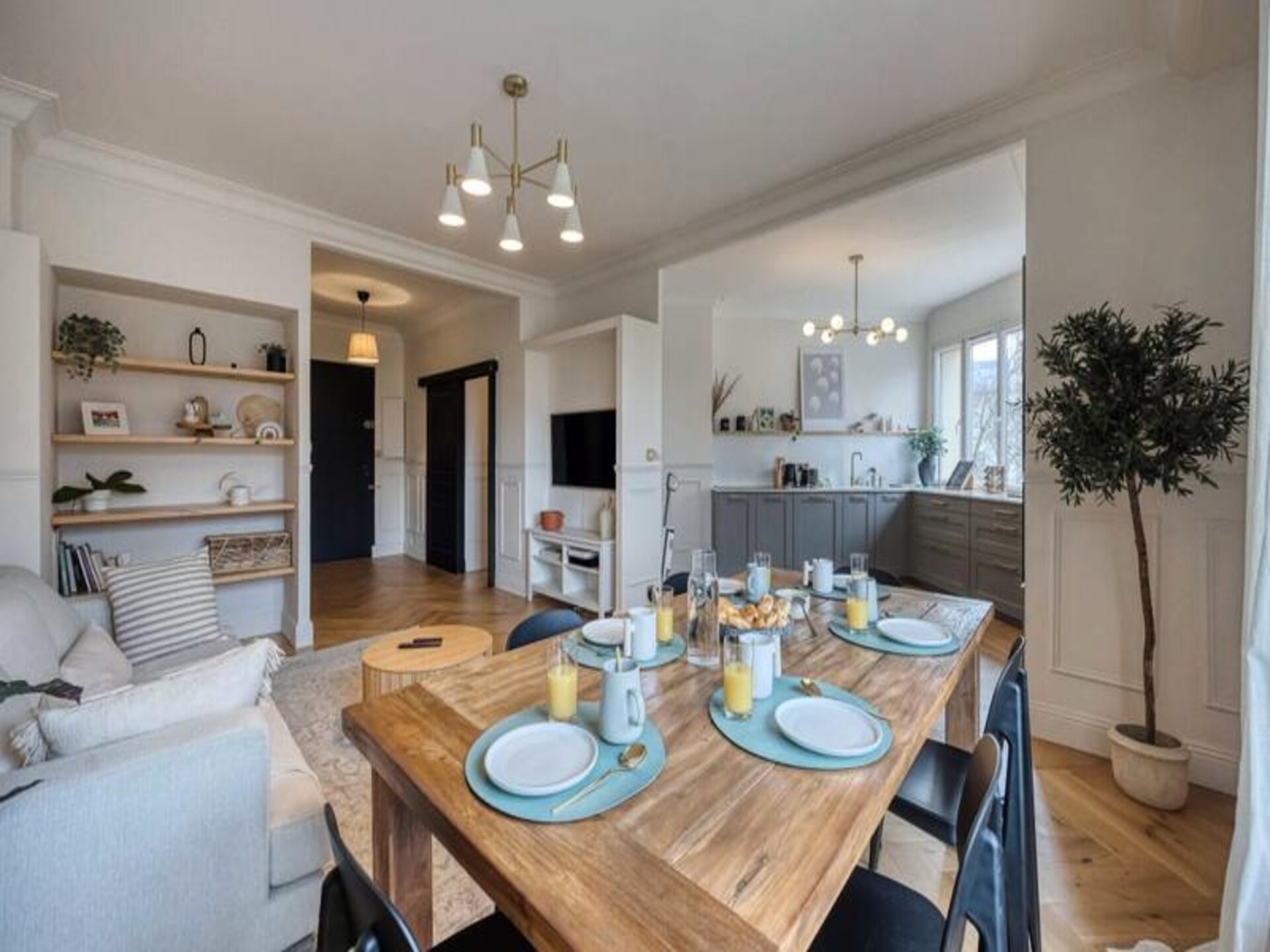 Luxe appartement 92m² met Alpenzicht & parkzicht in centrum Grenoble - foto 14