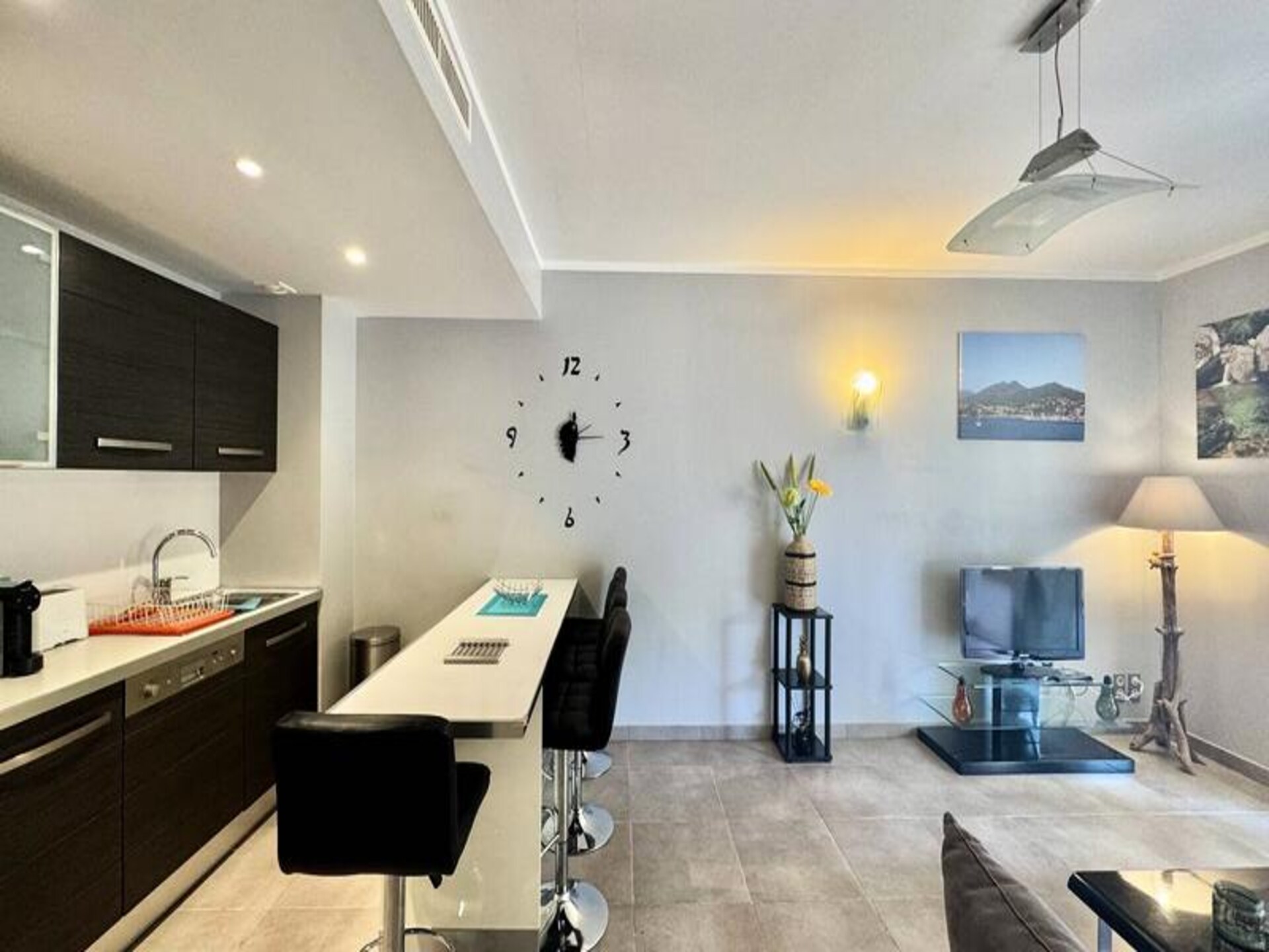 Licht appartement met terras en tuin op loopafstand van Propriano - foto 11