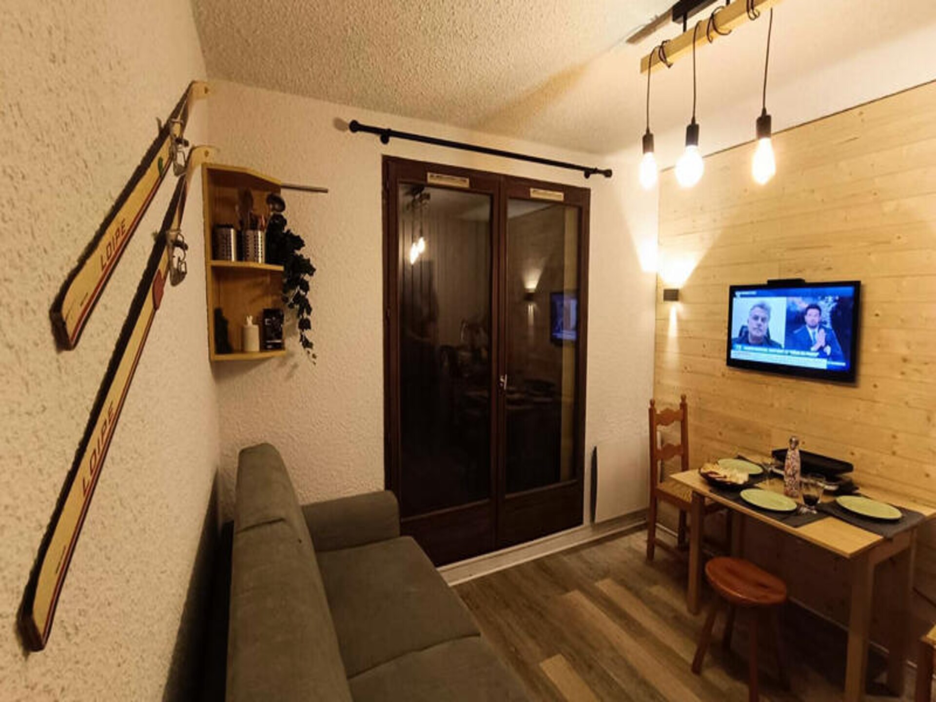 Knus appartement op 100m van de piste in Risoul met balkon en boszicht - foto 5