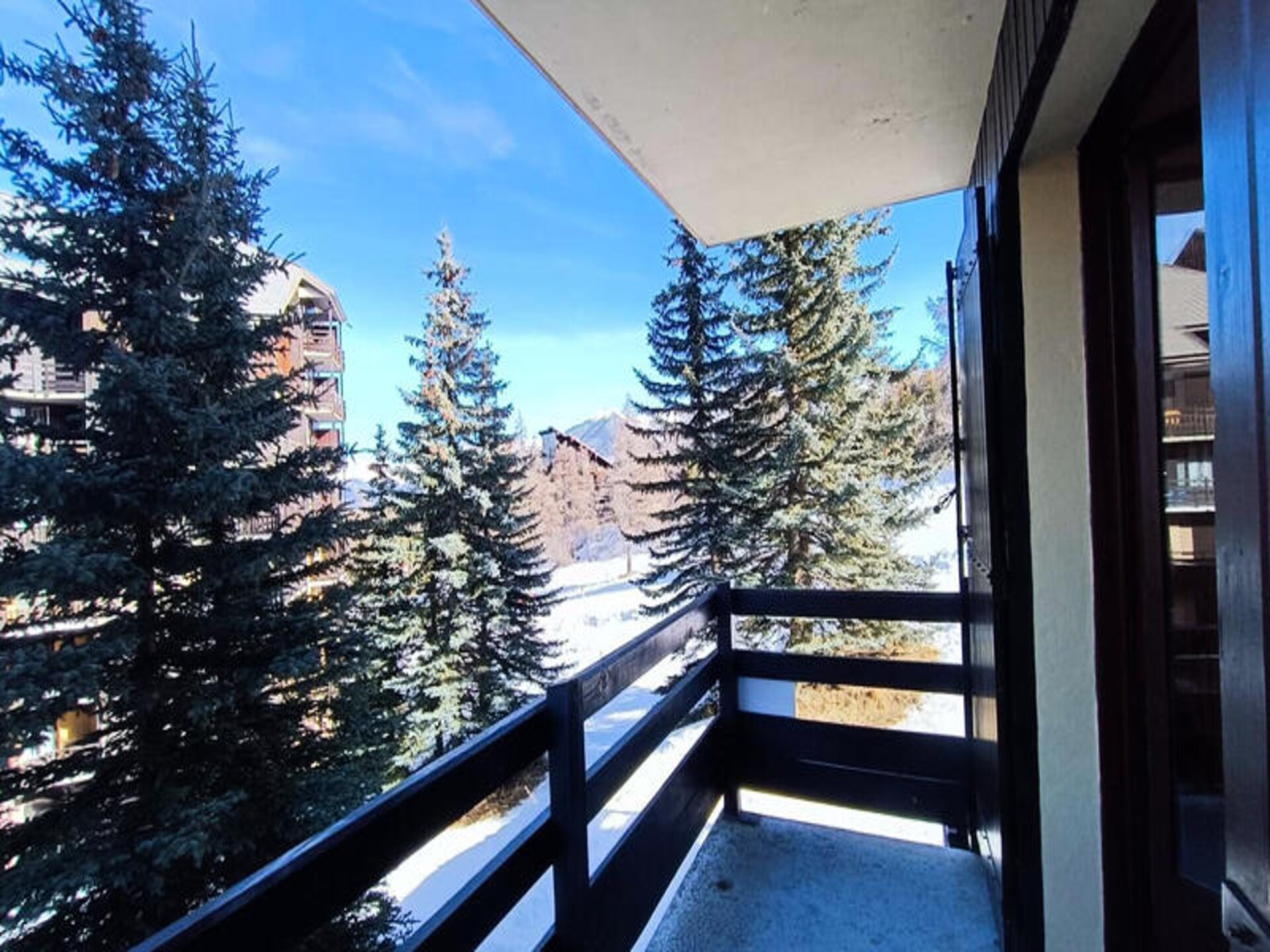 Knus appartement op 100m van de piste in Risoul met balkon en boszicht - foto 8