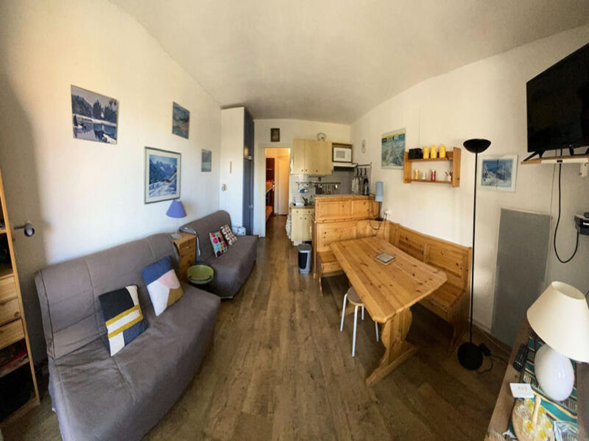 Knus appartement op de piste in Risoul voor 5 personen - foto 1