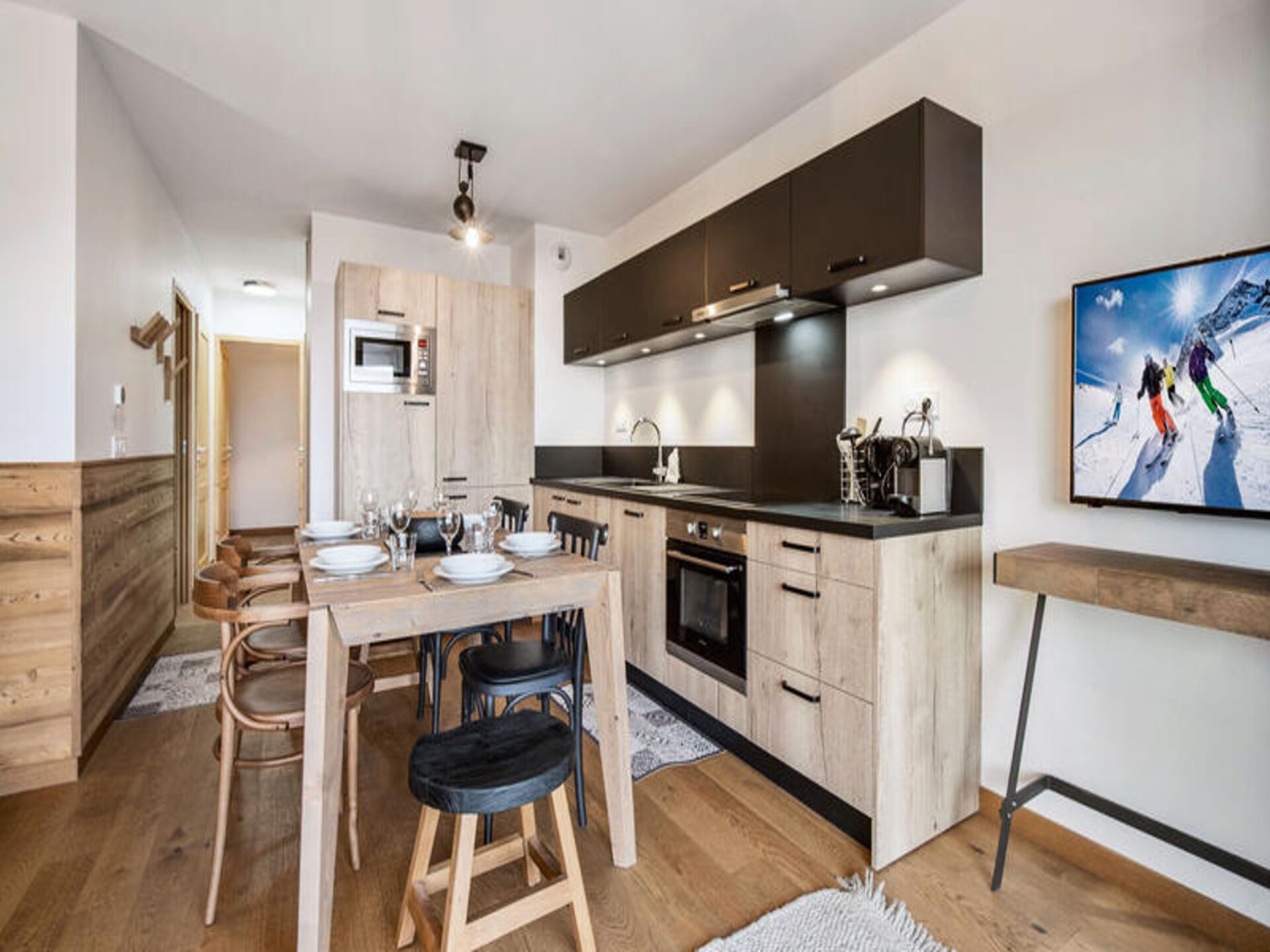 Résidence L'Altarena: Alpenappartement met Mont Blanc-uizicht in Hauteluce - foto 3